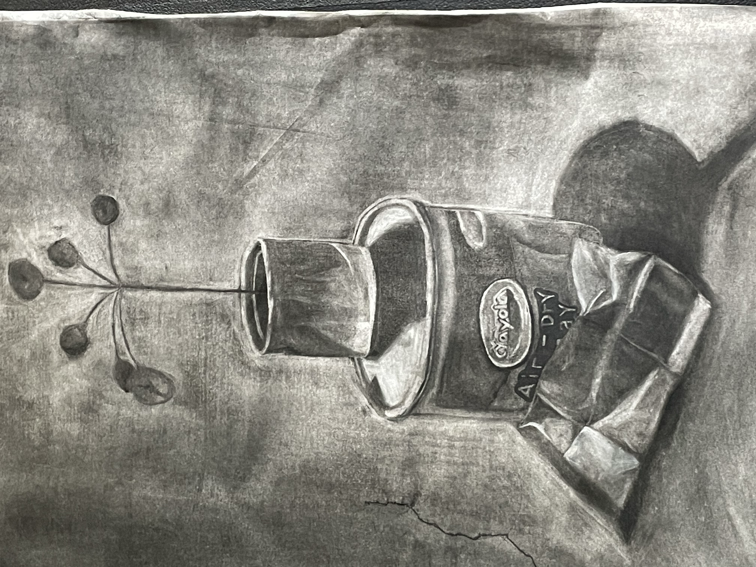 still life 
charcoal on paper
2023