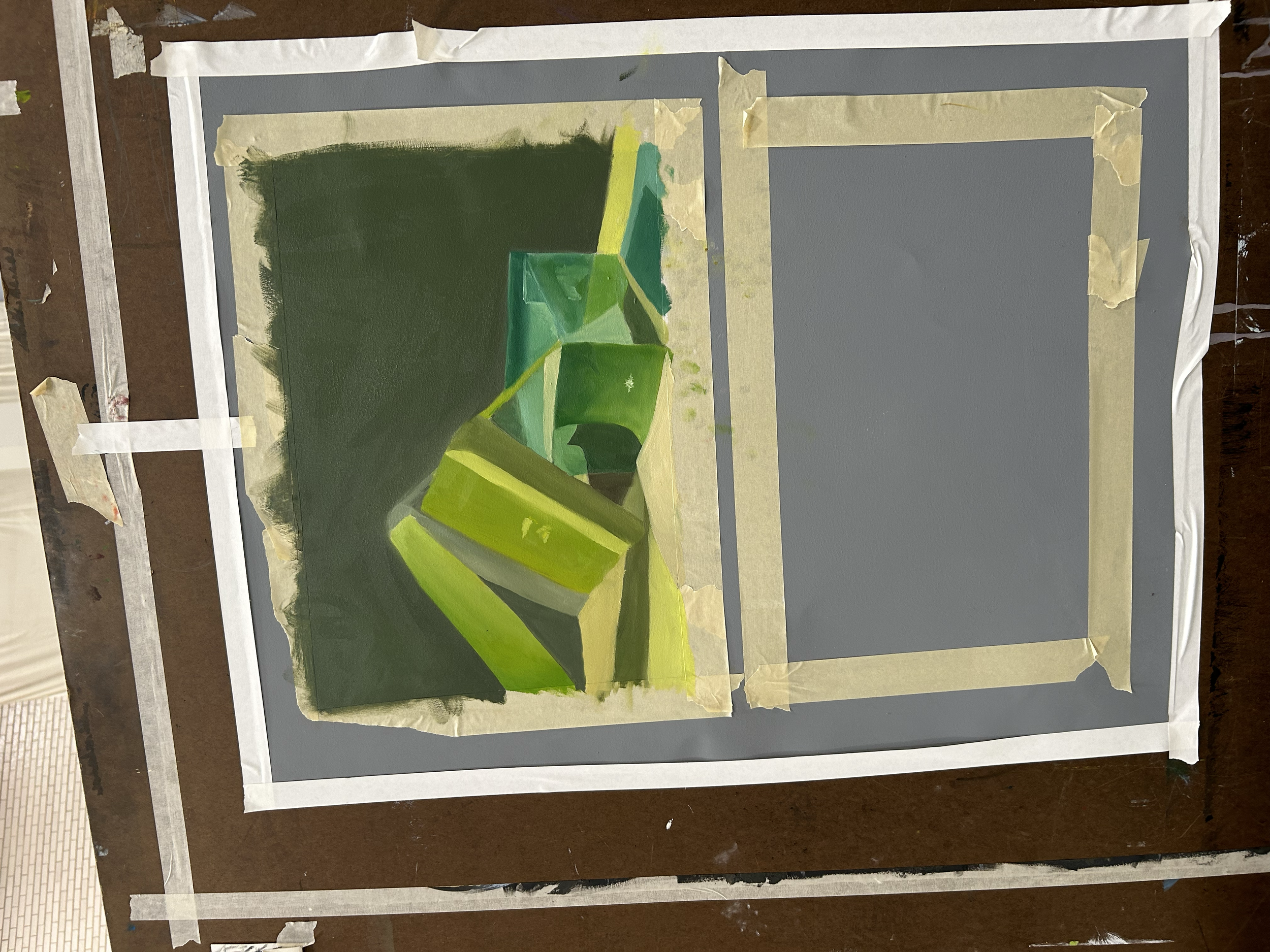 project #1
oil on oil paper 
2023