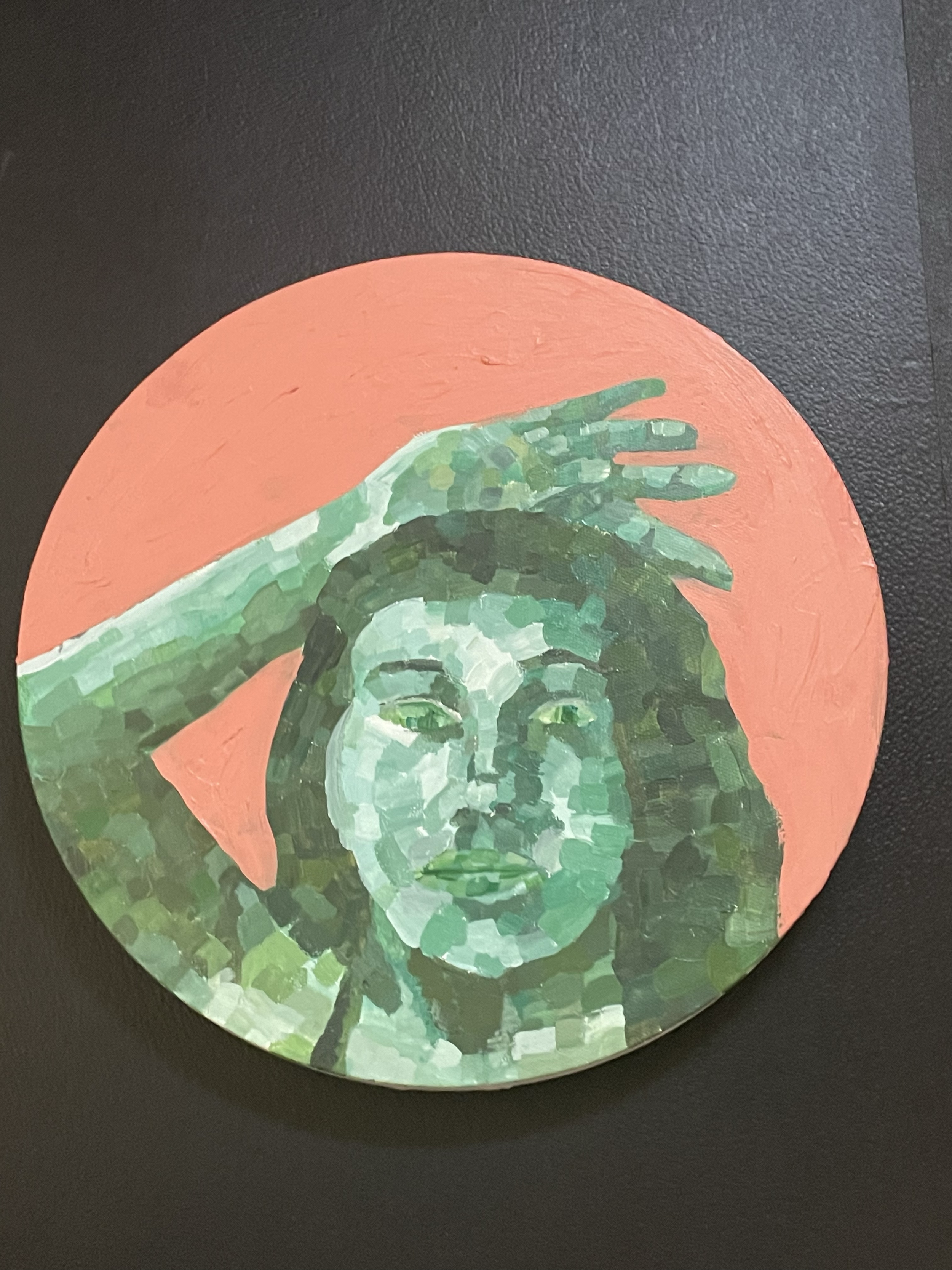 self portrait 
oil on canvas 
2021