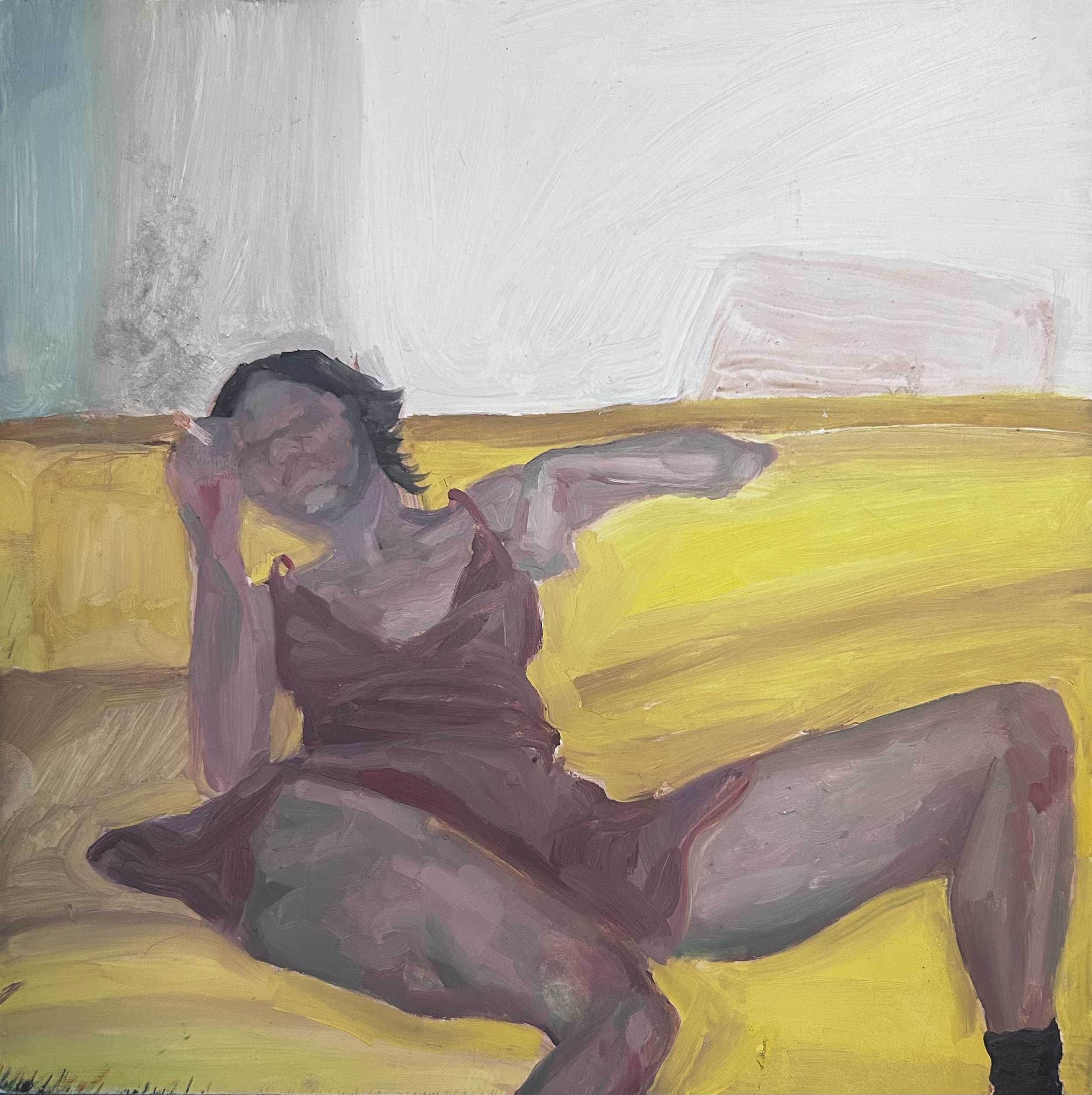 what could have been 
oil on wood board 
2025