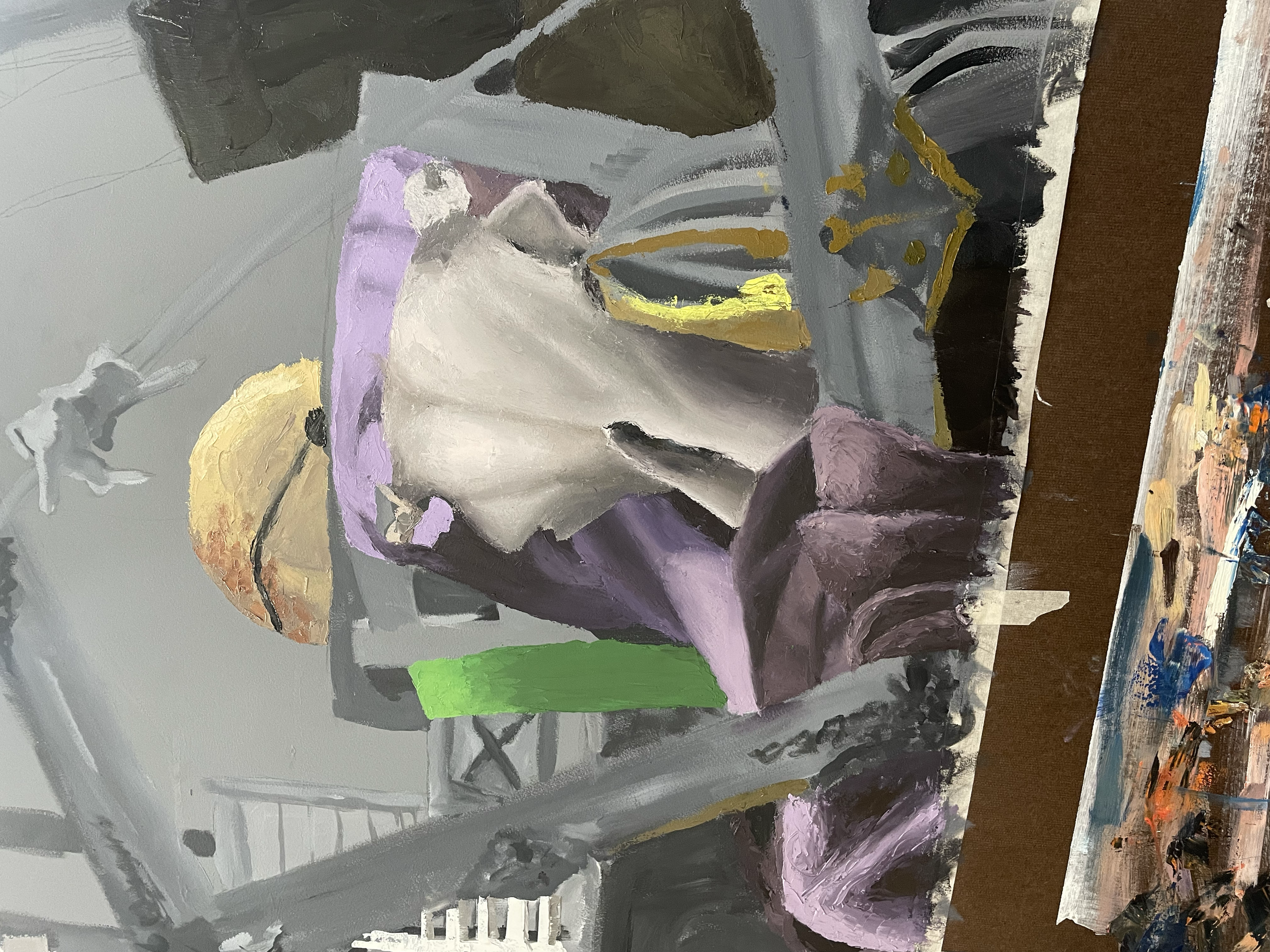 still life 
oil on oil paper
2023