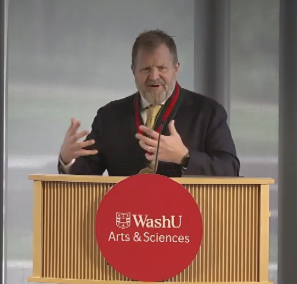 Installation as the J. H. Hexter Professor in the Humanities, Washington University in St. Louis, April 2026
