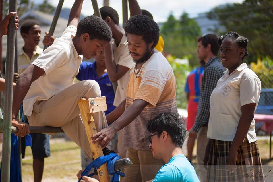 Earth Day at Servol School with IAMMovement, Cascade, St. Anns, Trinidad and Tobago, 2017. Photo: Dylan Quesnel