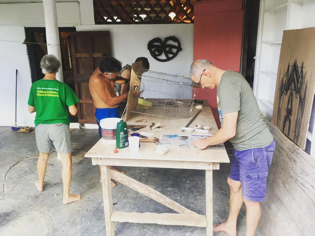 Work in progress making the headpiece