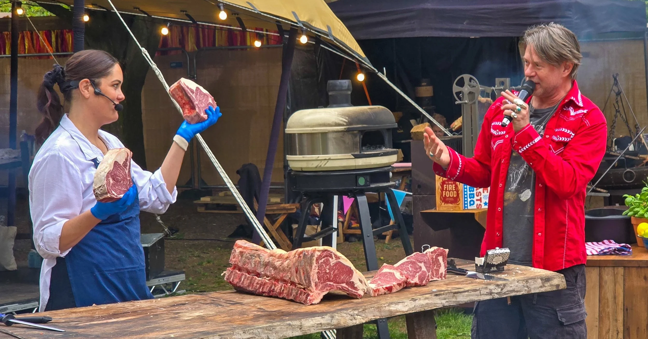 It was a bloody pleasure to be back on the Fire Pit Stage at @pubinthepark over the weekend!🔥

Big love to @hgwalter for the opportunity to do a live butchery demo with @djbbq &amp; @tbone_chops
Nothing better than working with top quality meat and 