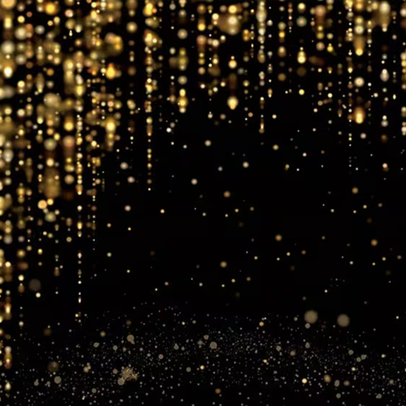 Black & Gold Shimmer (Standard) 