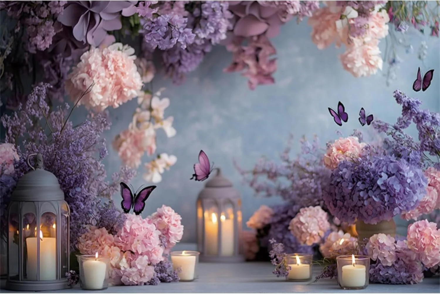 Butterfly & Candle  (Premium +$75) 