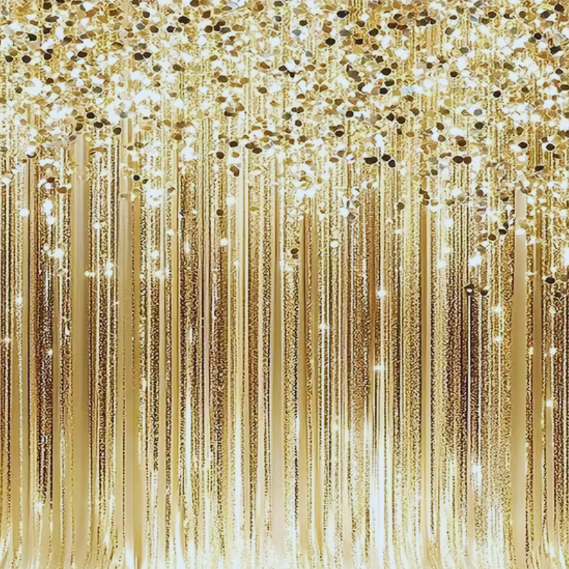 Gold, Silver & Black Shimmer (Standard) 
