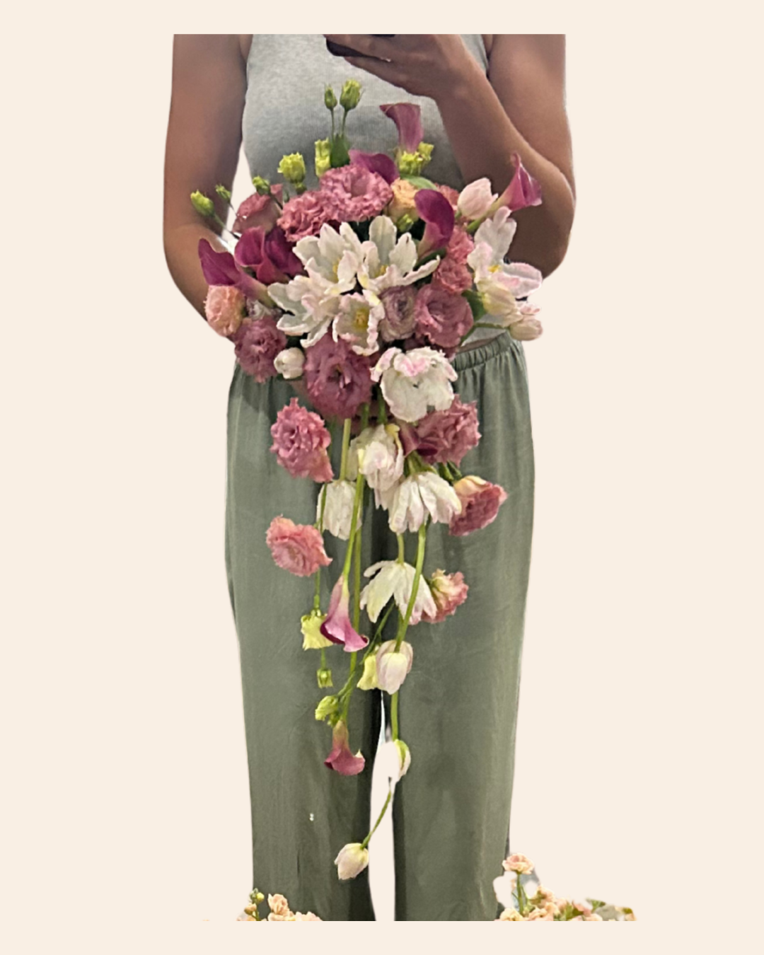 Cascading Bridal Bouquet