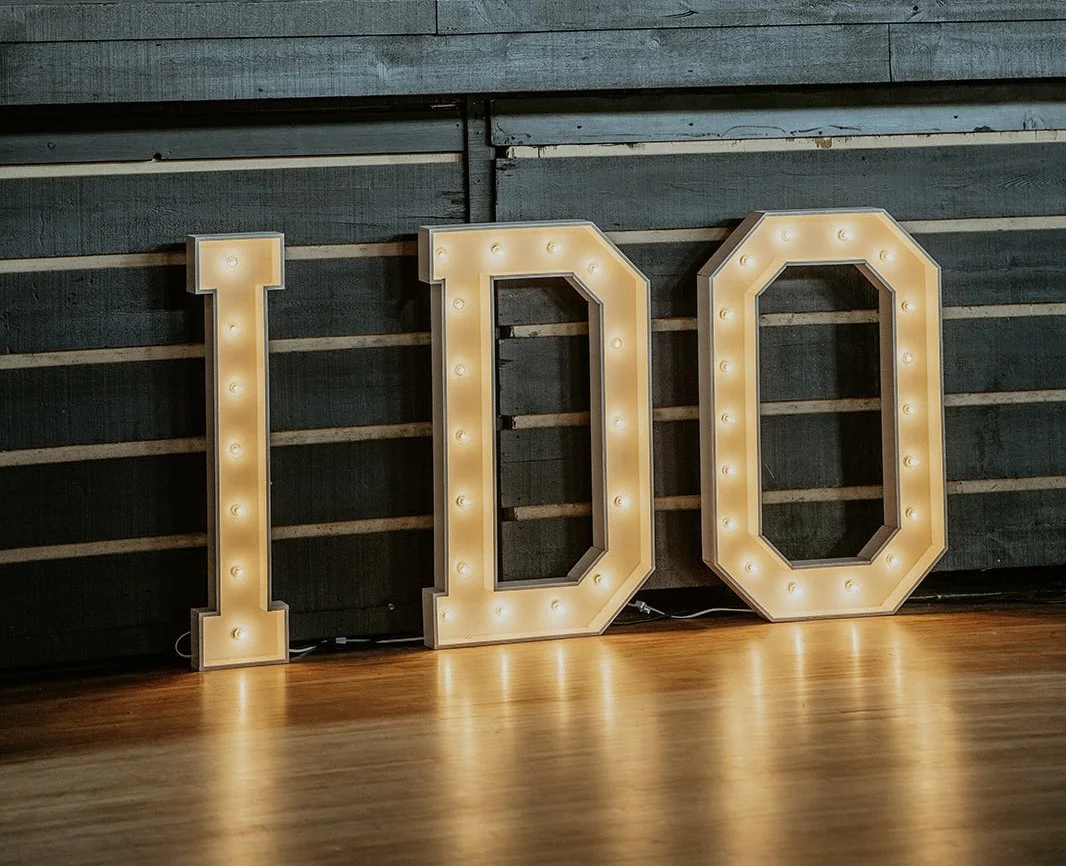 I DO Marquee letters