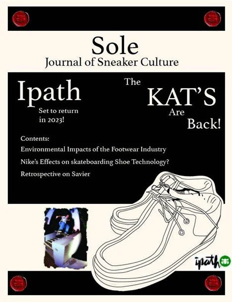 Mock footwear magazine design to celebrate the return of a beloved skate shoe brand.