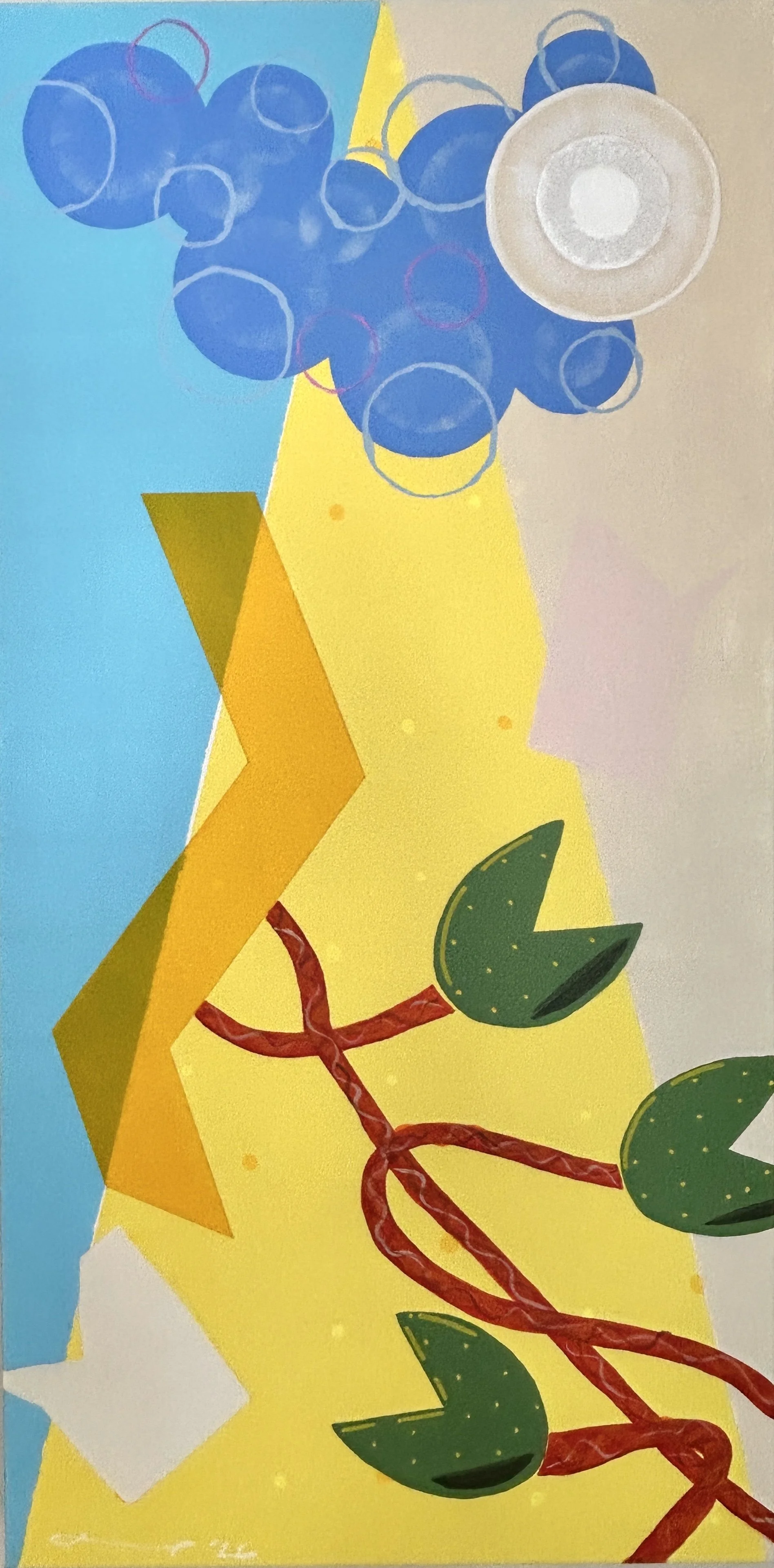 “The Other Kay” (2of3) Acrylic on wrapped canvas. 30”h x 15”w. 2026. $400.
