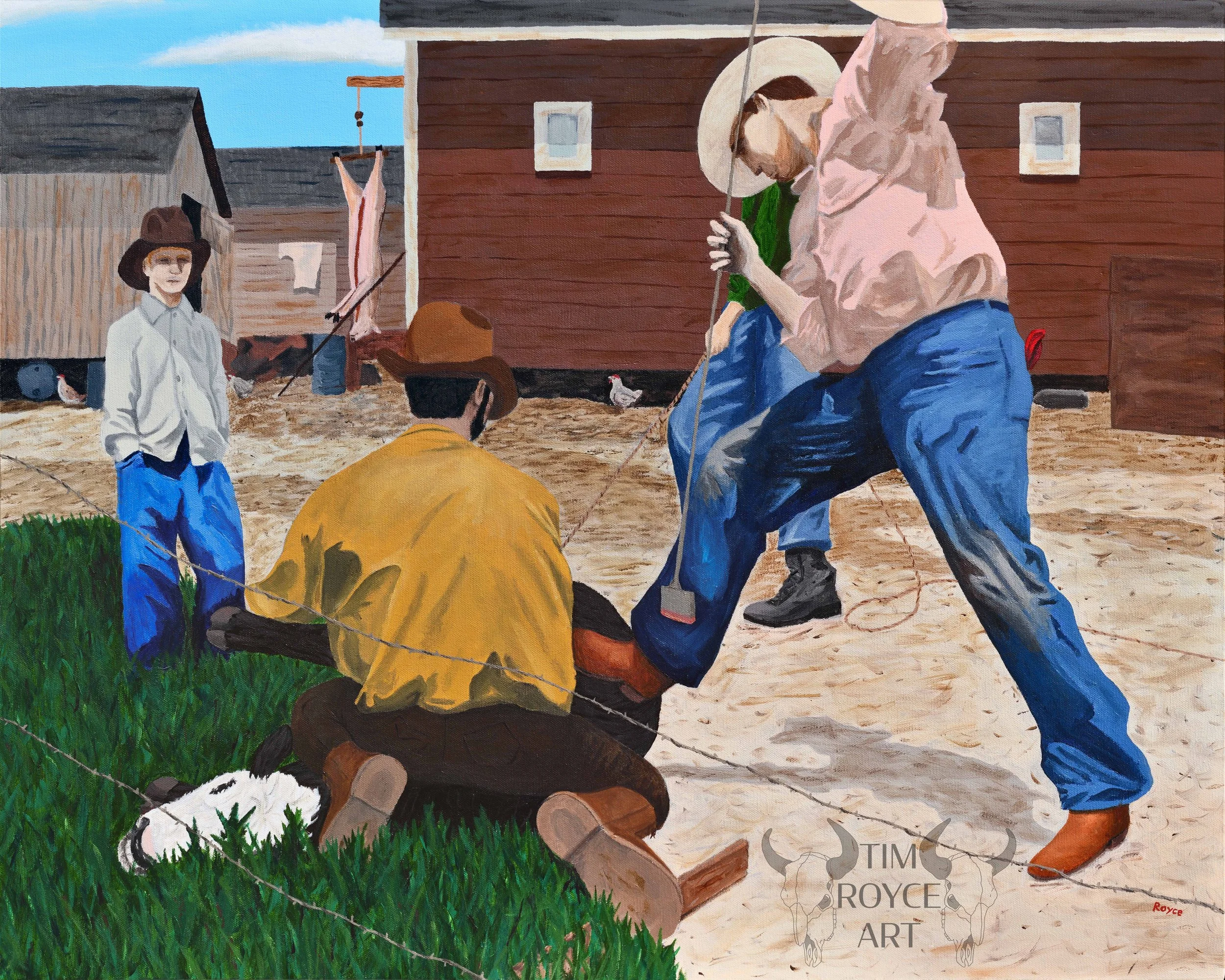 Branding Day in 1947