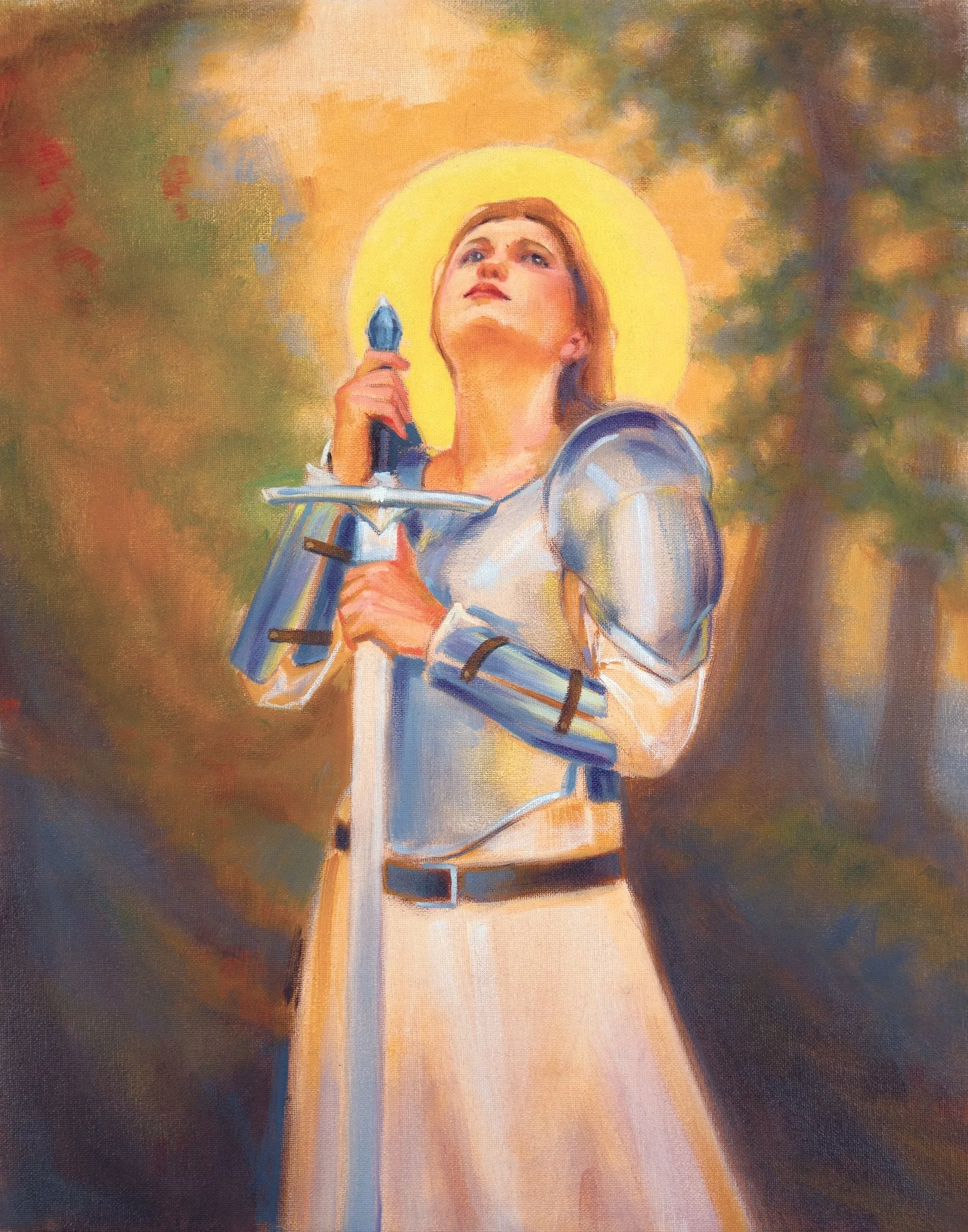 Joan of Arc, 16x20, oil on canvas