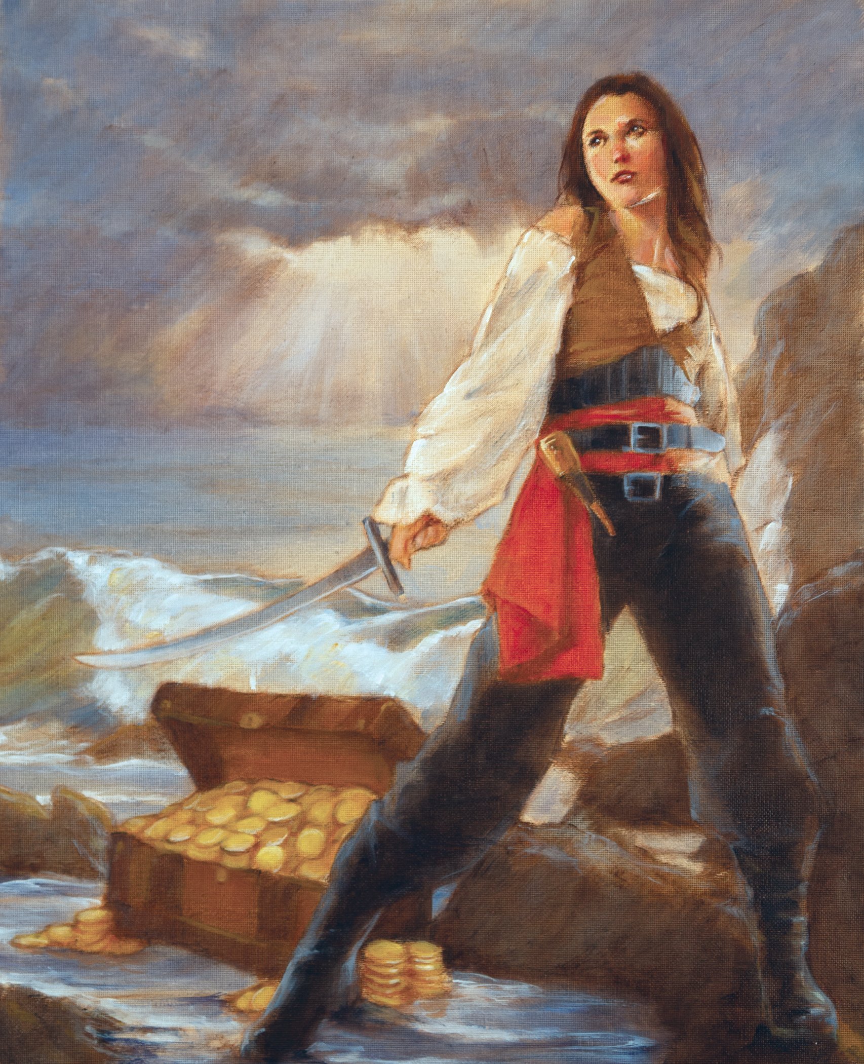 Treasure Island, 16x20, oil on canvas