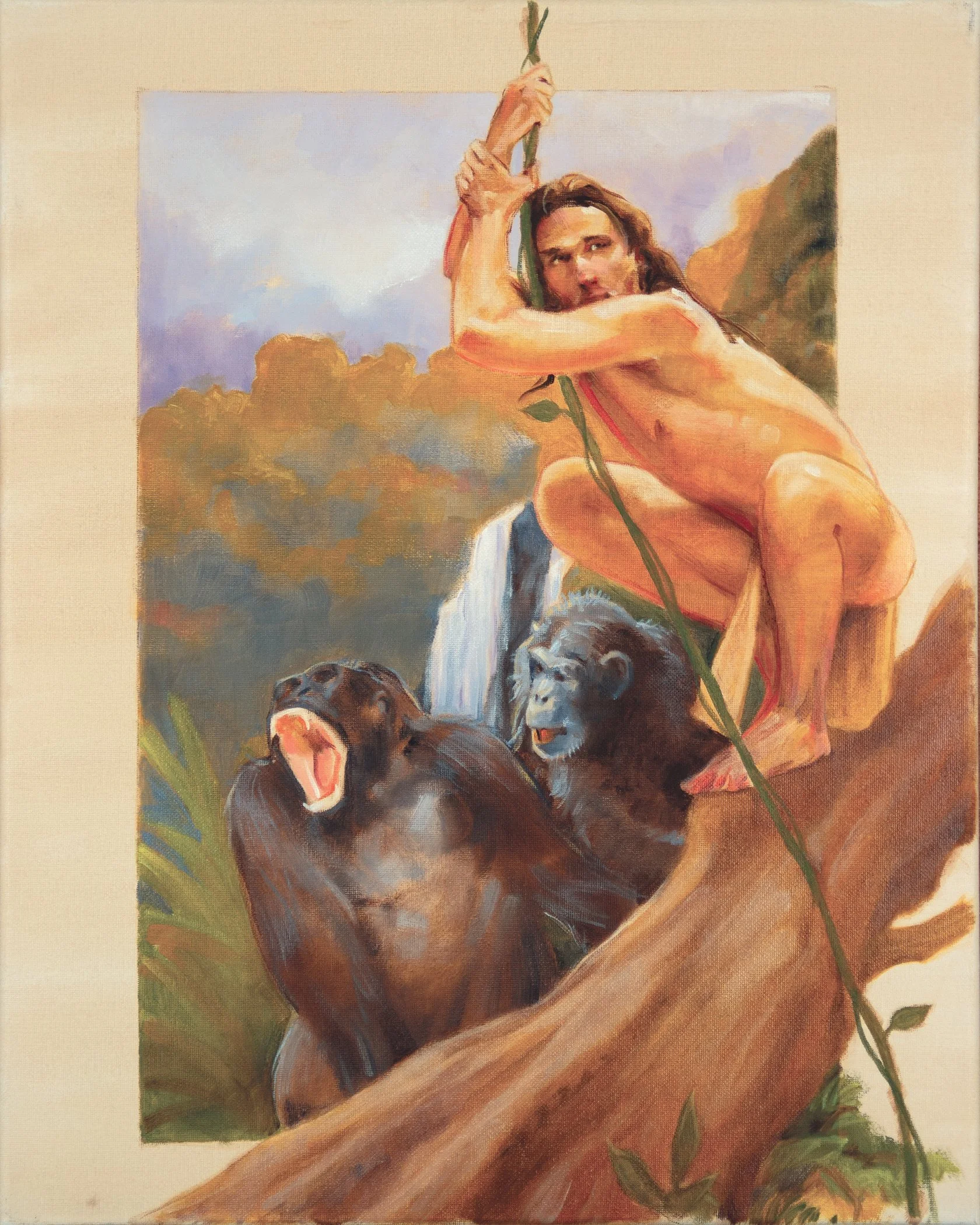 Tarzan, 16x20, oil on canvas