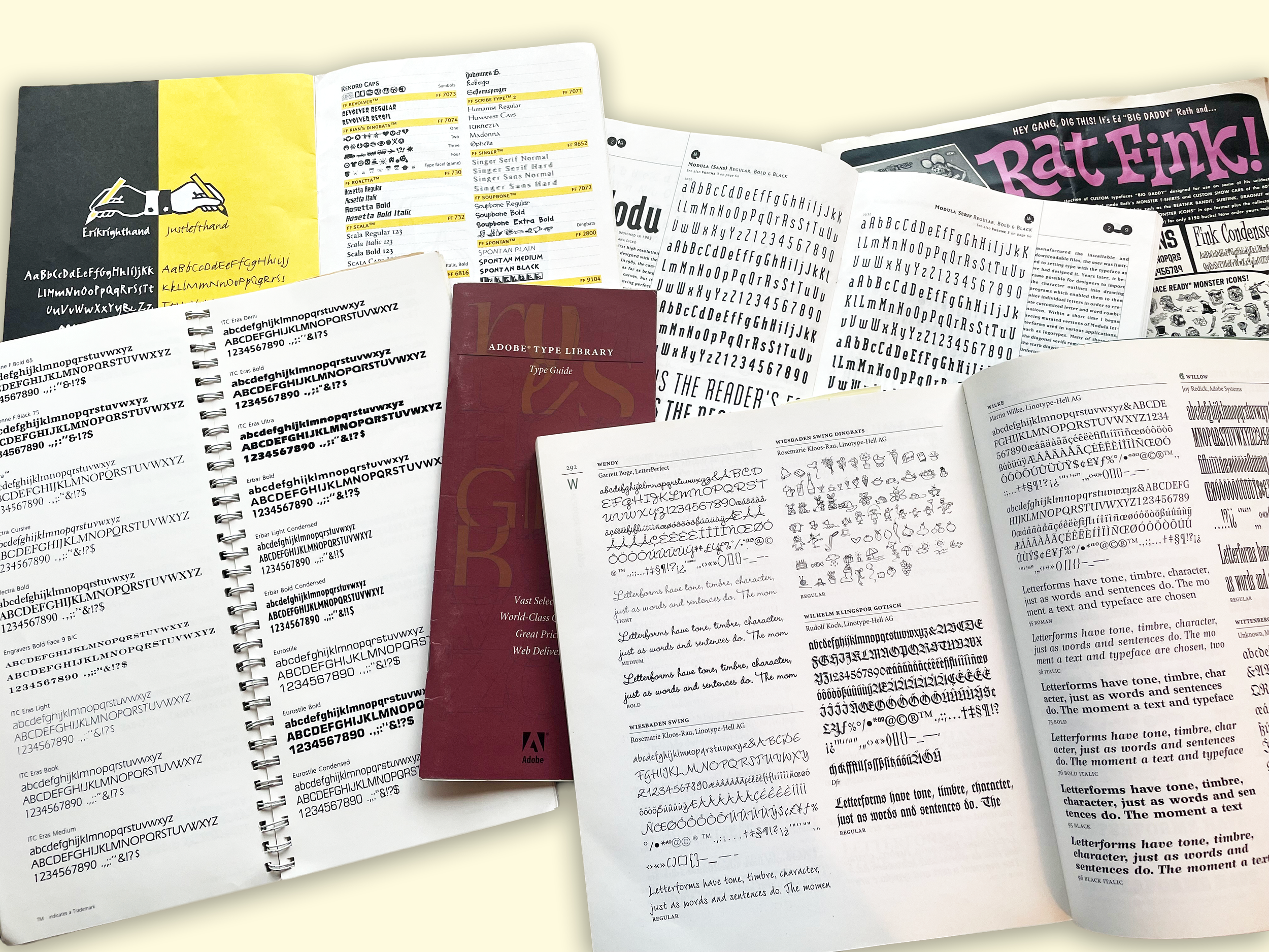 fonts and typography