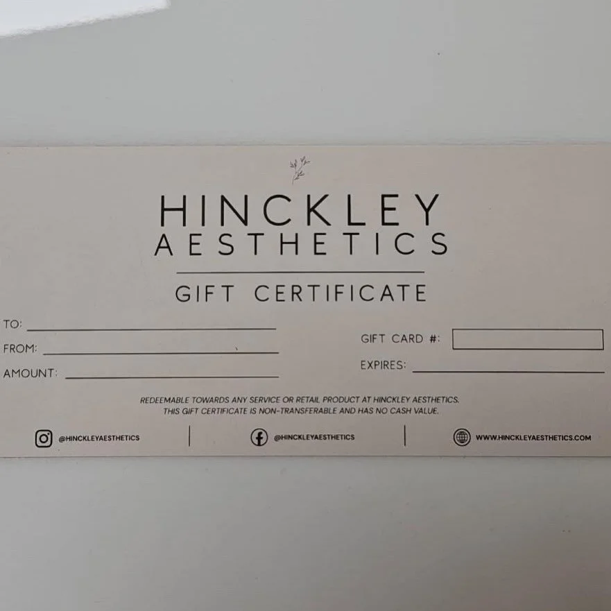 💌 DID U KNOW WE SELL GIFT CARDS?!

Sweetest Day is coming up, and we&rsquo;ve got the perfect gift for the person who deserves a little self-care ✨

Give them the gift of tox, filler, microneedling, skincare, or whatever treatment they&rsquo;ve been