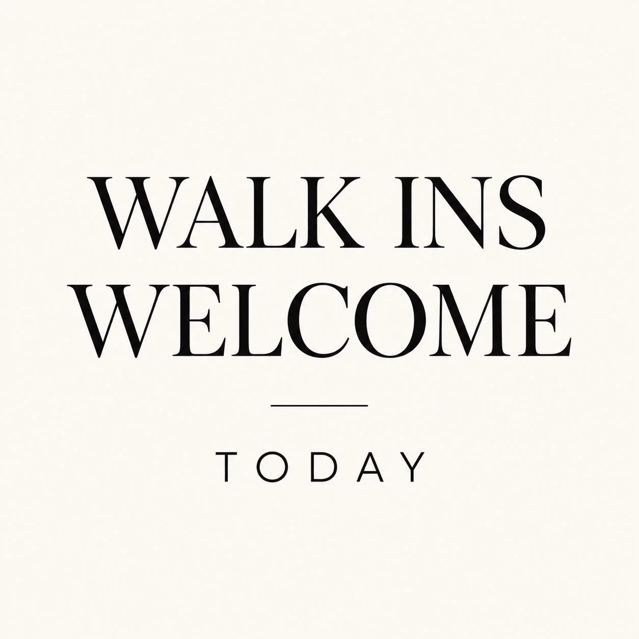 ✨ WALK-INS WELCOME TODAY! ✨

Spontaneous self-care? We&rsquo;re here for it 🤍

Stop by Hinckley Aesthetics today from 9 AM&ndash;1 PM for your favorite treatments!

💉 Tox
💋 Filler
✨ Sculptra
🤍 SkinVive
🧖🏼&zwj;♀️ Microneedling + VAMP
&hellip;and