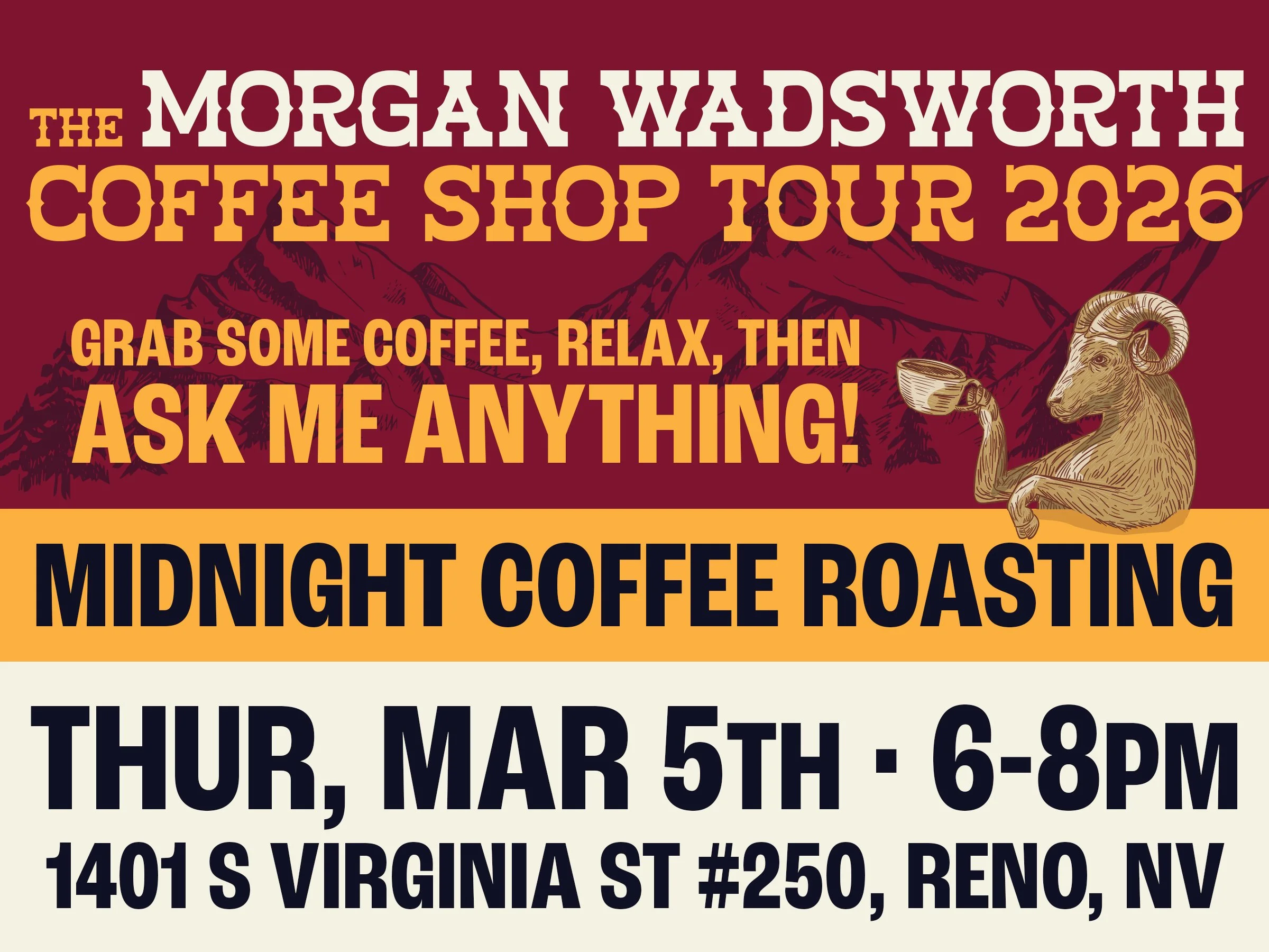 Coffee Shop Tour Meet &amp; Greet | Midnight Coffee Roasting