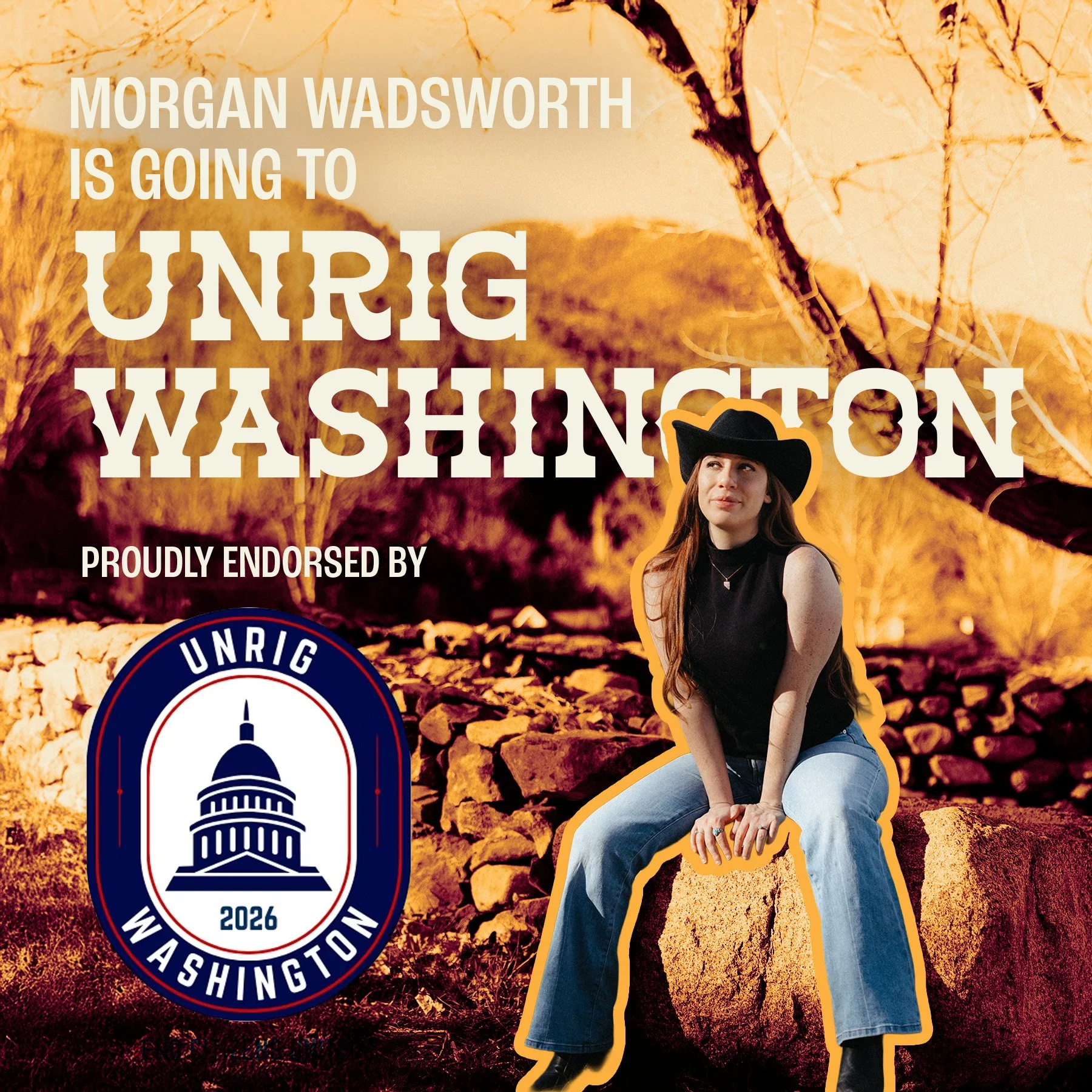 Morgan Wadsworth, Nevada-Born candidate for congress, is proudly endorsed by Unrig Washington.