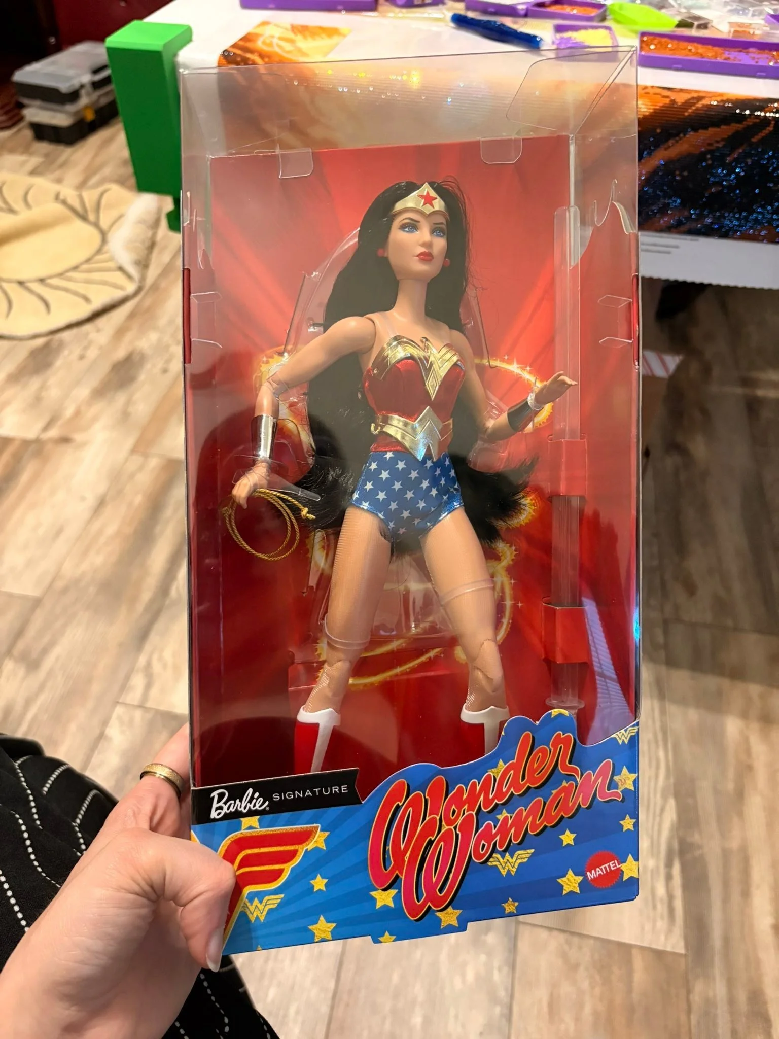 Thank you gift from dad and Hela saying &ldquo;my human.&rdquo;