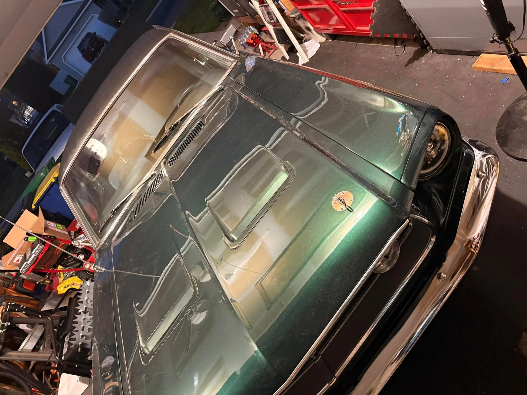 She&rsquo;s filthy, but we got her out of the trailer which means I&rsquo;ll be at the Del Rods show tomorrow!