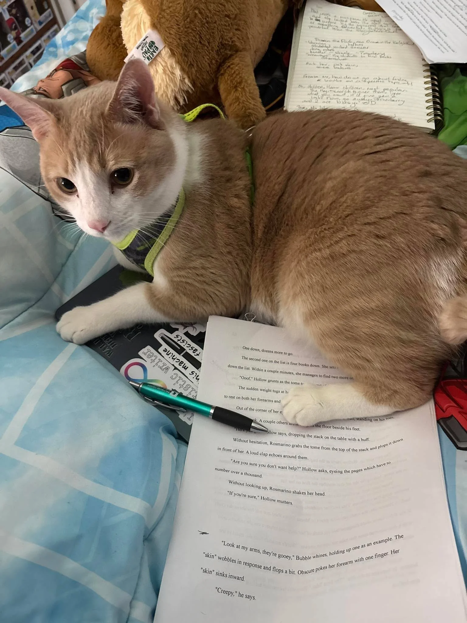 Percy thinks I need an editing assistant: