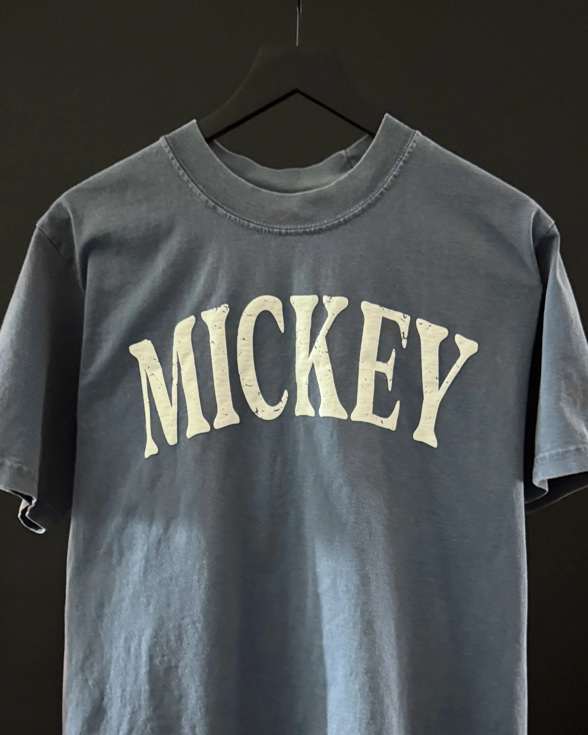 Mickey Denim University Tee