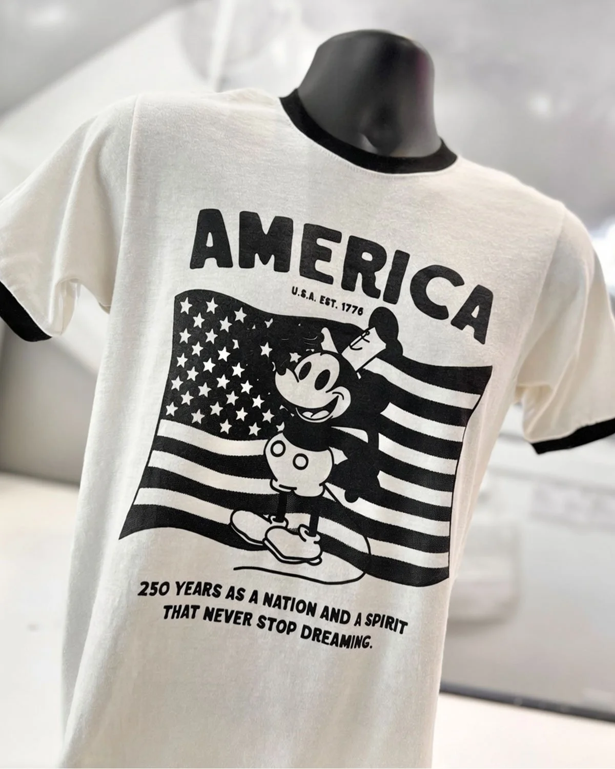 America 250 Ringer Tee