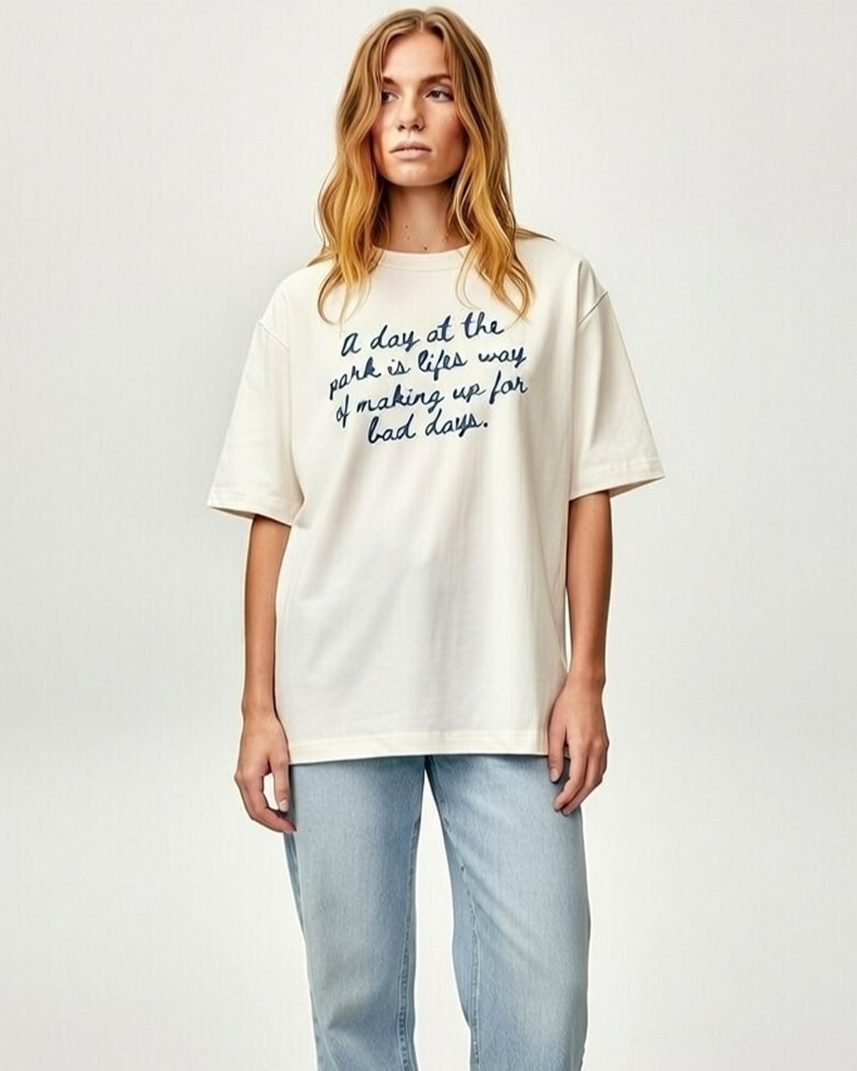 Day At The Park Tee - Ivory Comfort Colors