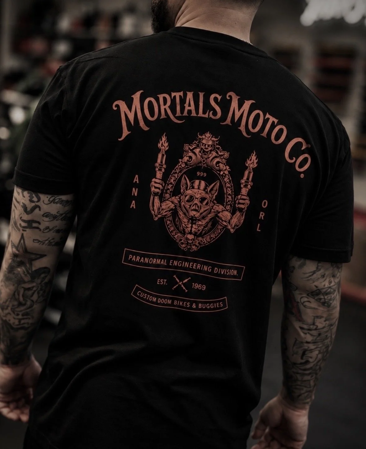 Mortals Moto Co. Tee - in 4 Styles