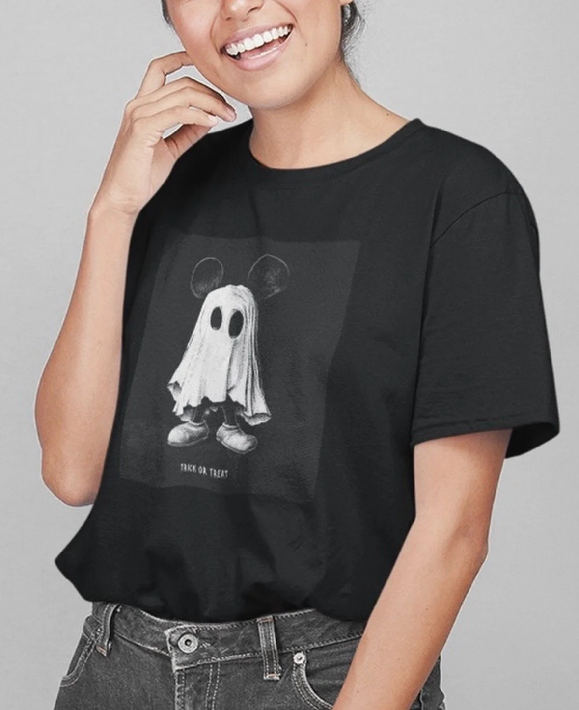 Friendly Spooky Mouse Ghost Tee