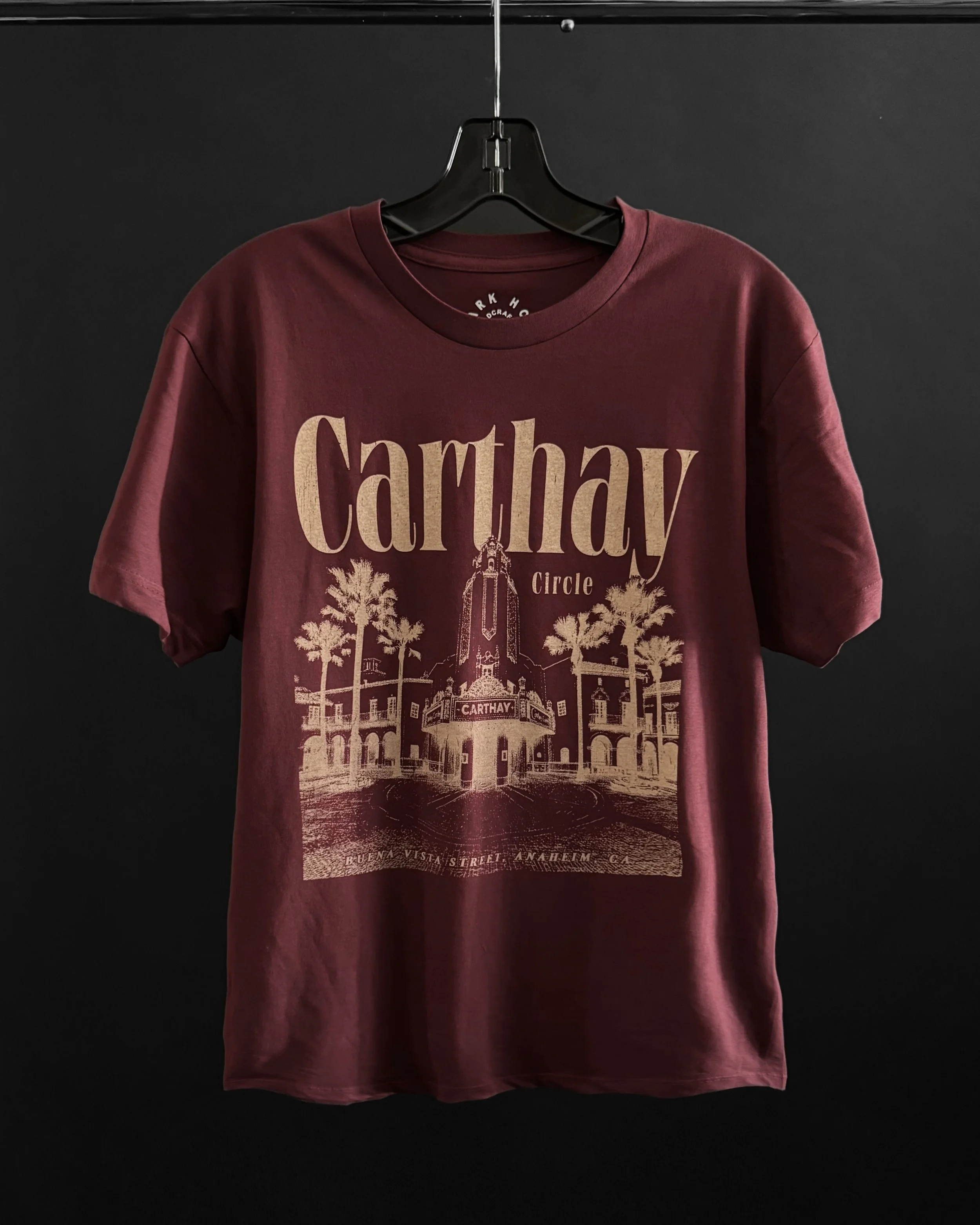 Carthay Taylor Tee - Burgundy Classic Fit