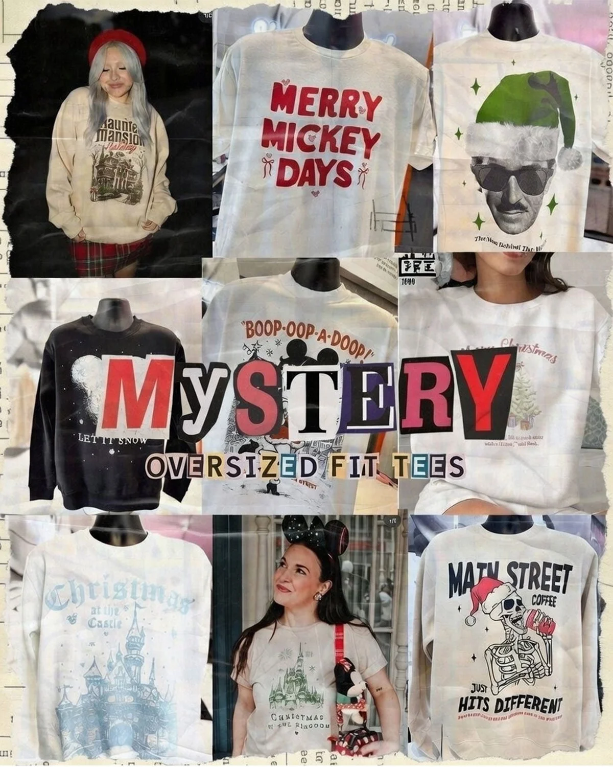 🔴 60% OFF  - Mystery Christmas Tee - Oversized Fit