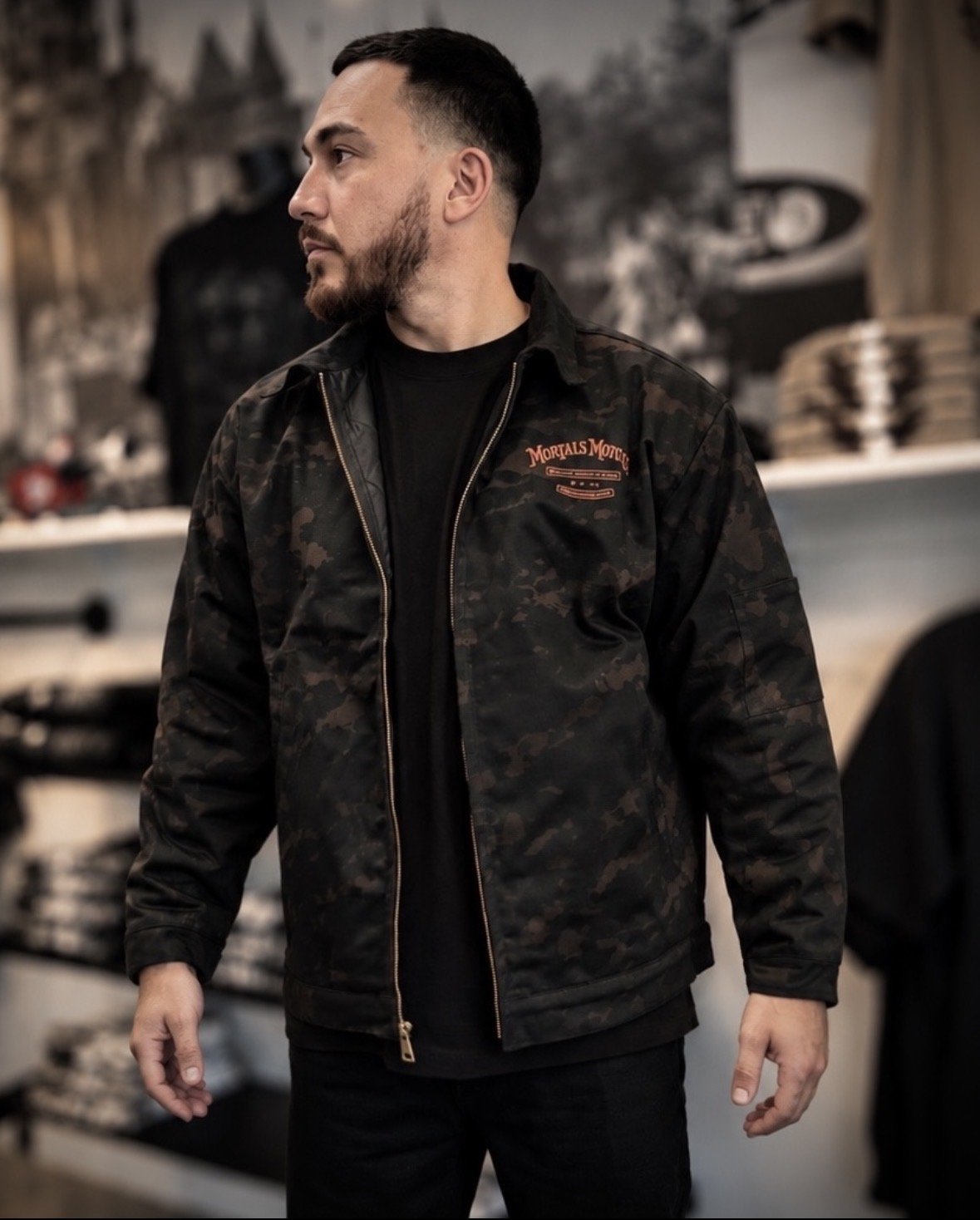 ‼️ Available 10/16 ‼️ Mortals Moto Co. Jacket - Hand Dyed