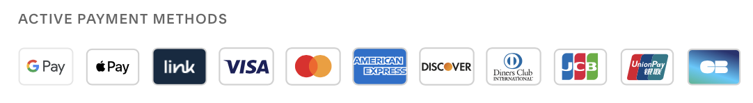Secure payment methods for LifeScanQR including Google Pay, Apple Pay, Visa, Mastercard, and American Express for memorial plaque purchases