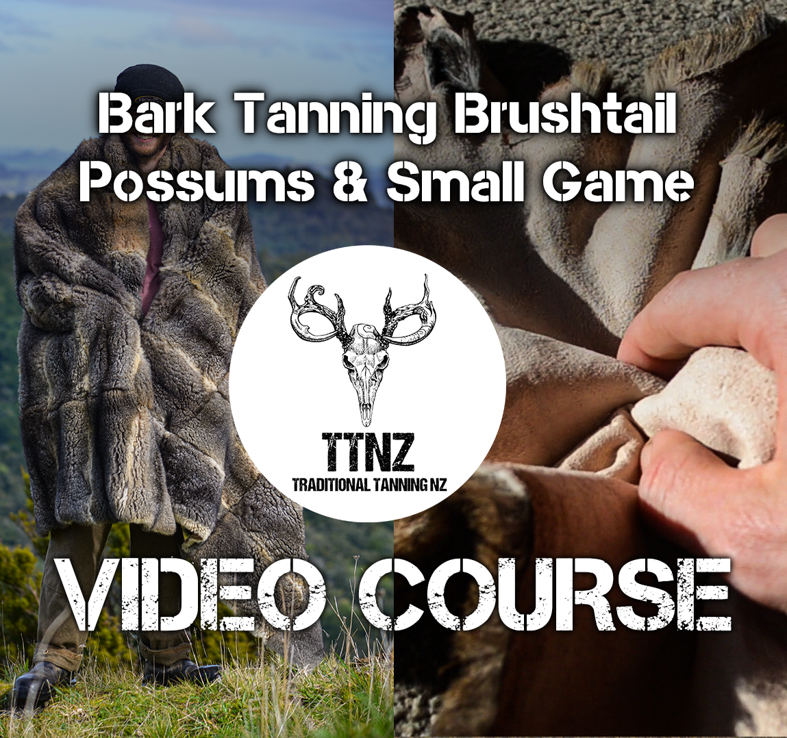 Video Course - Bark Tan Brushtail Possums & Small Game Animals.