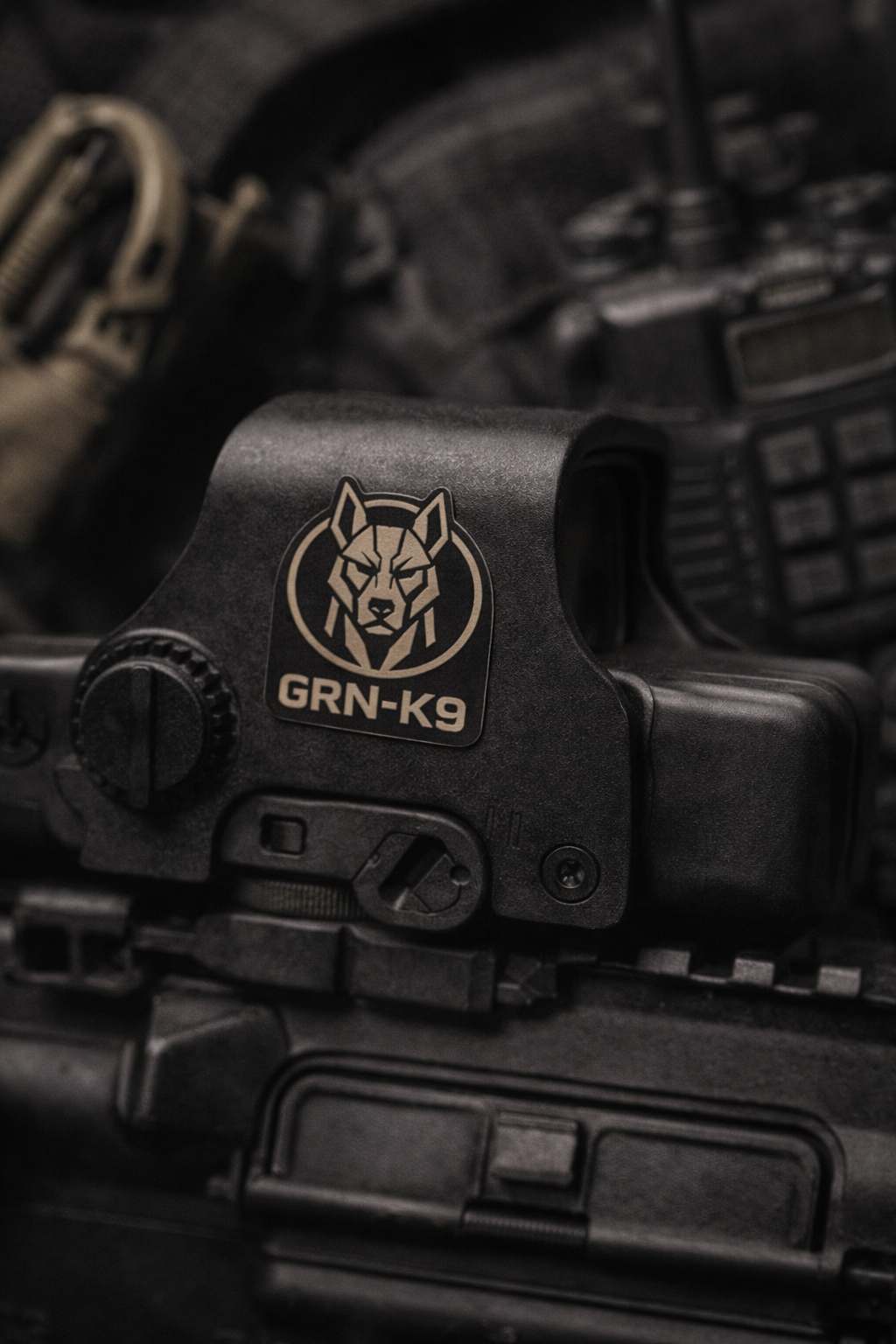 GRN-K9 SMALL STICKER
