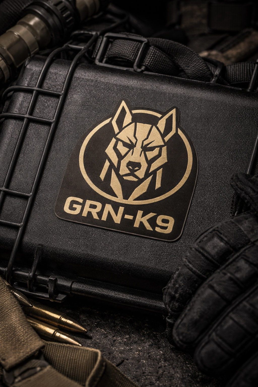 GRN-K9 LARGE STICKER