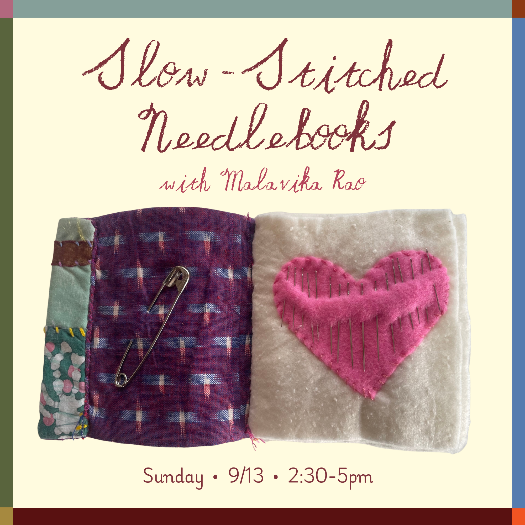 Slow-Stitched Needlebooks