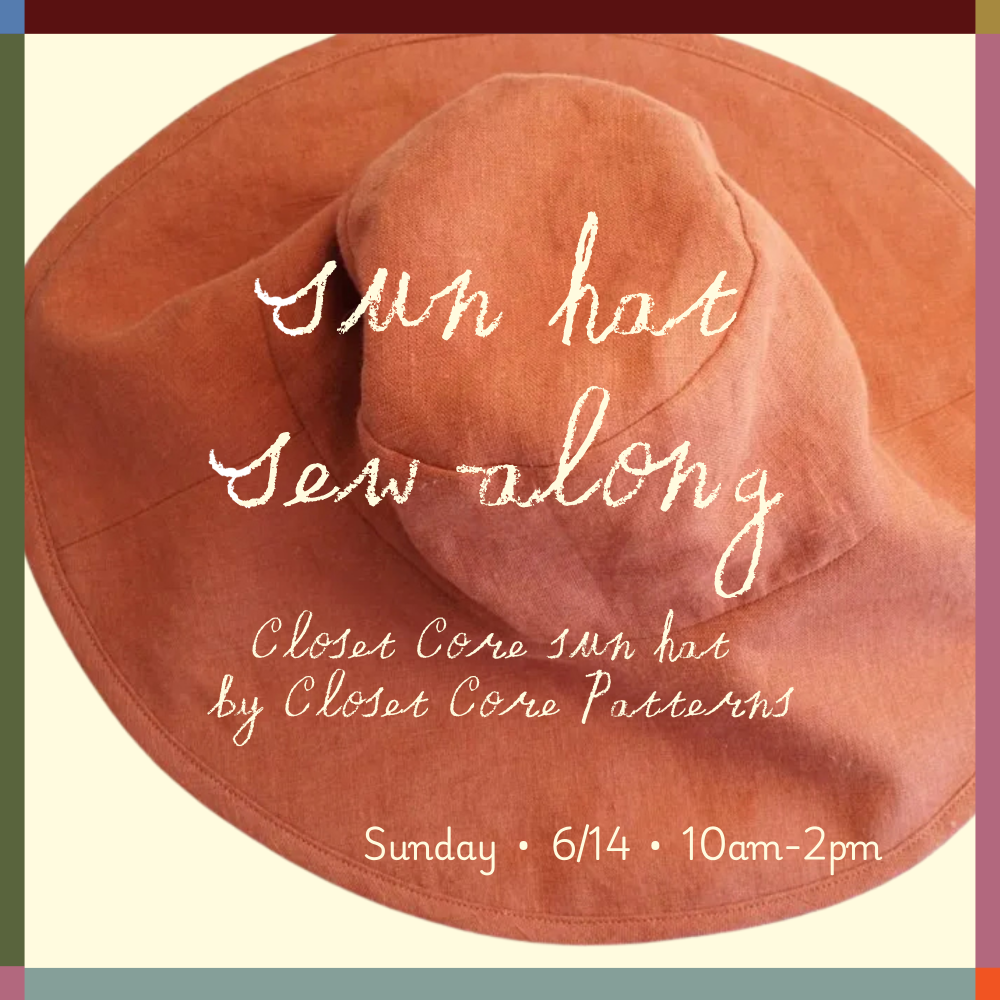 Sun Hat Sew-Along