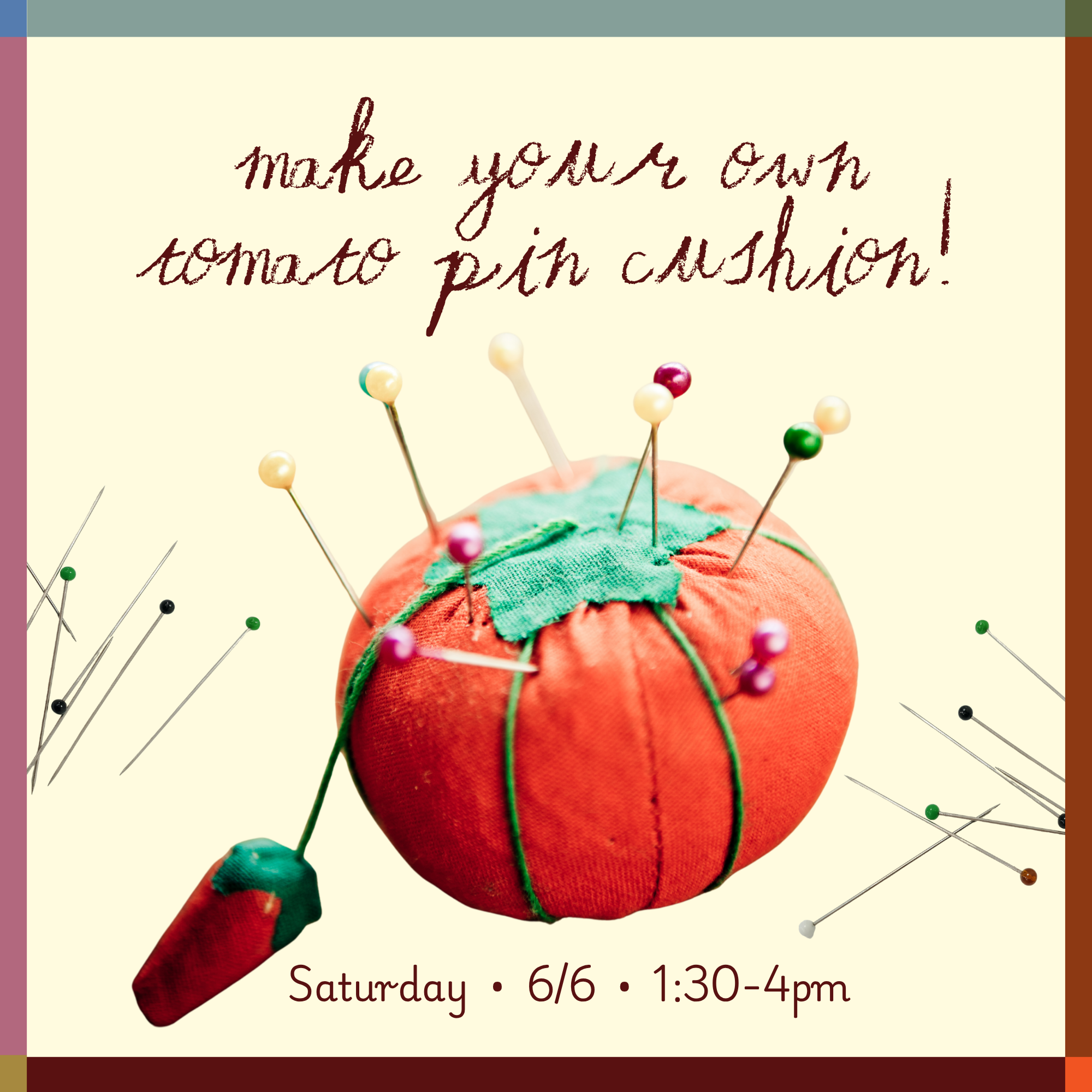 Make Your Own Tomato Pin Cushion!