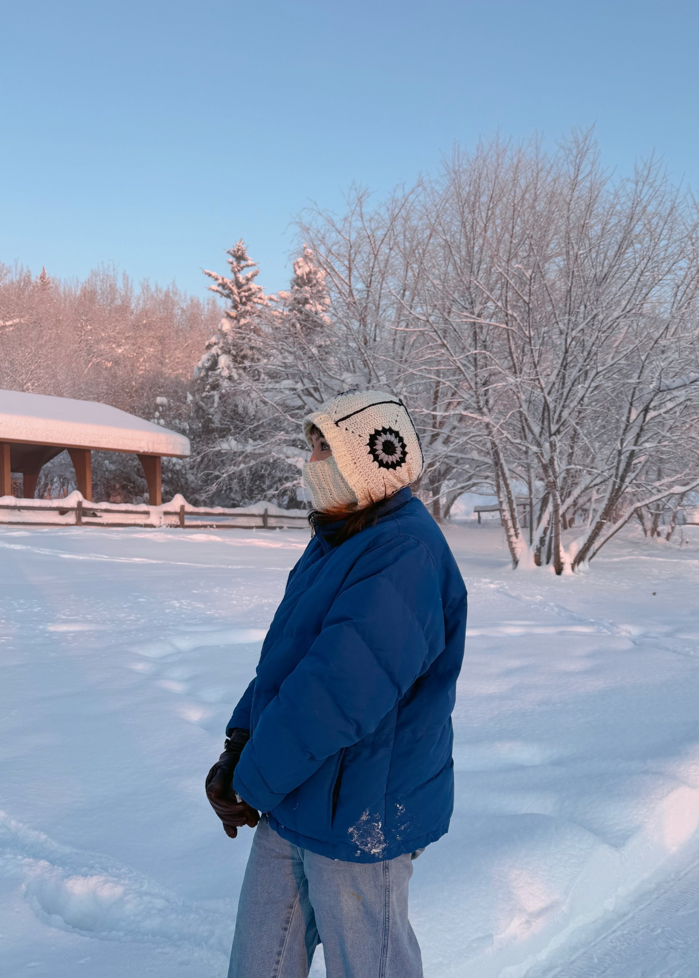 North Star Balaclava Hood Pattern