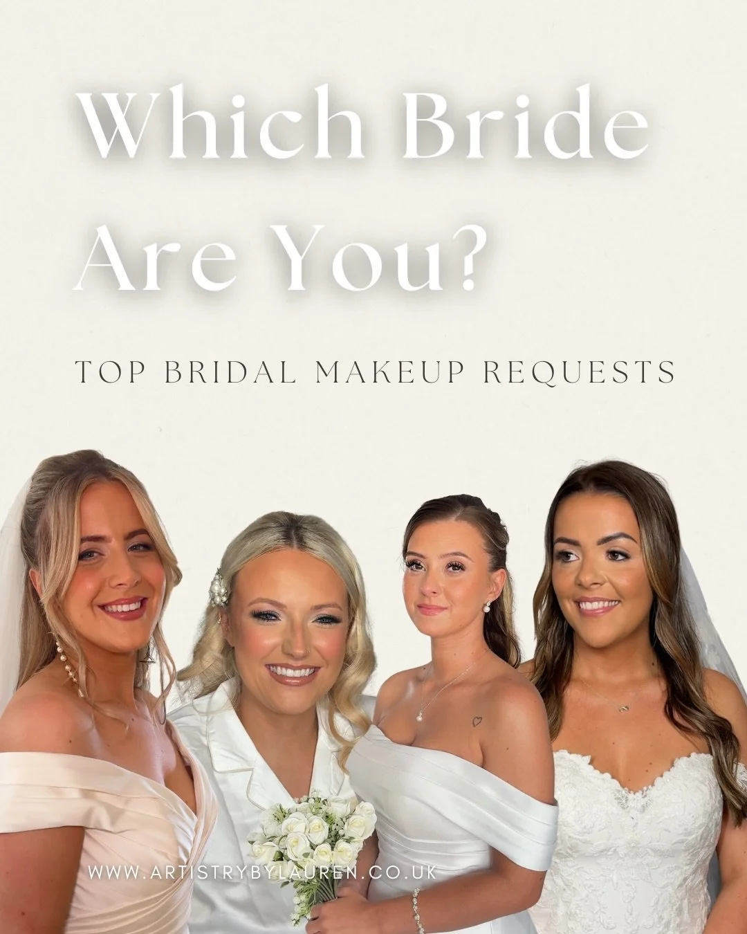 Which bride are you ? 💍 

Comment your style below 👇🏻 

Not finding your exact style here? That&rsquo;s totally fine, every bride is different, and your look is completely unique to you ✨ 

Thinking about your wedding day look? Hit the enquiry lin