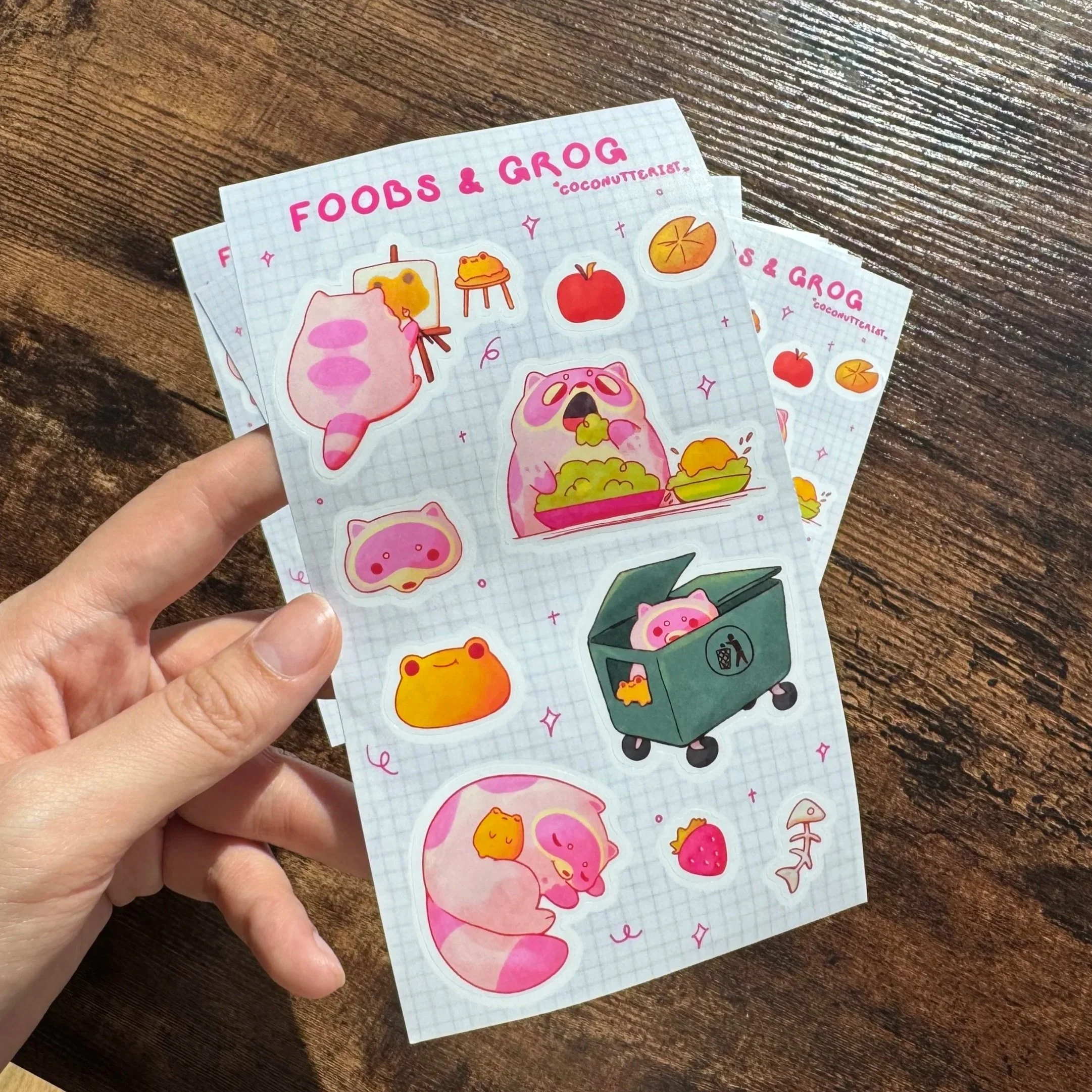 Foobs & Grog sticker sheet!
