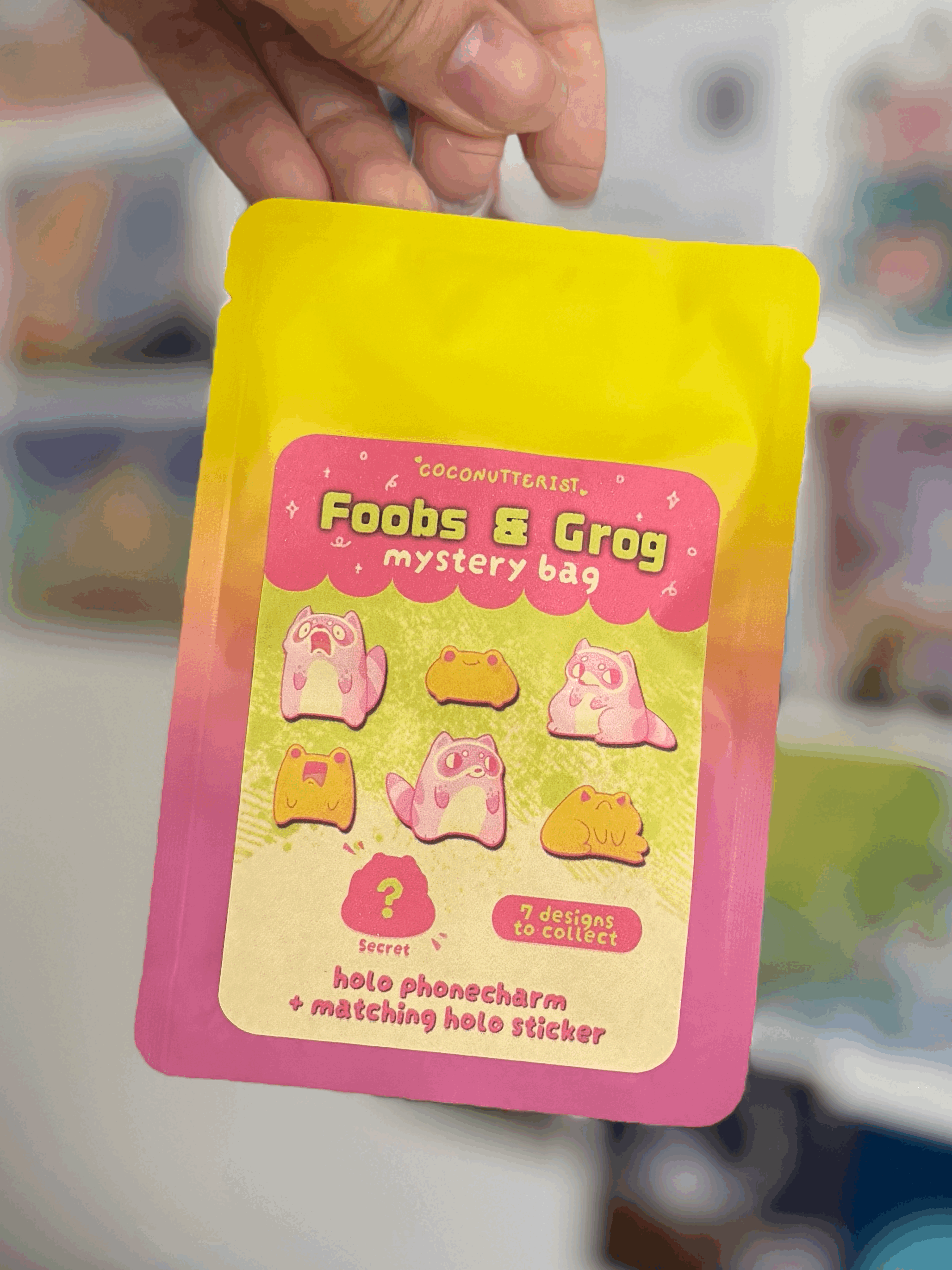Foobs and Grog phone charm Blind Bag! (6 designs + 1 secret)