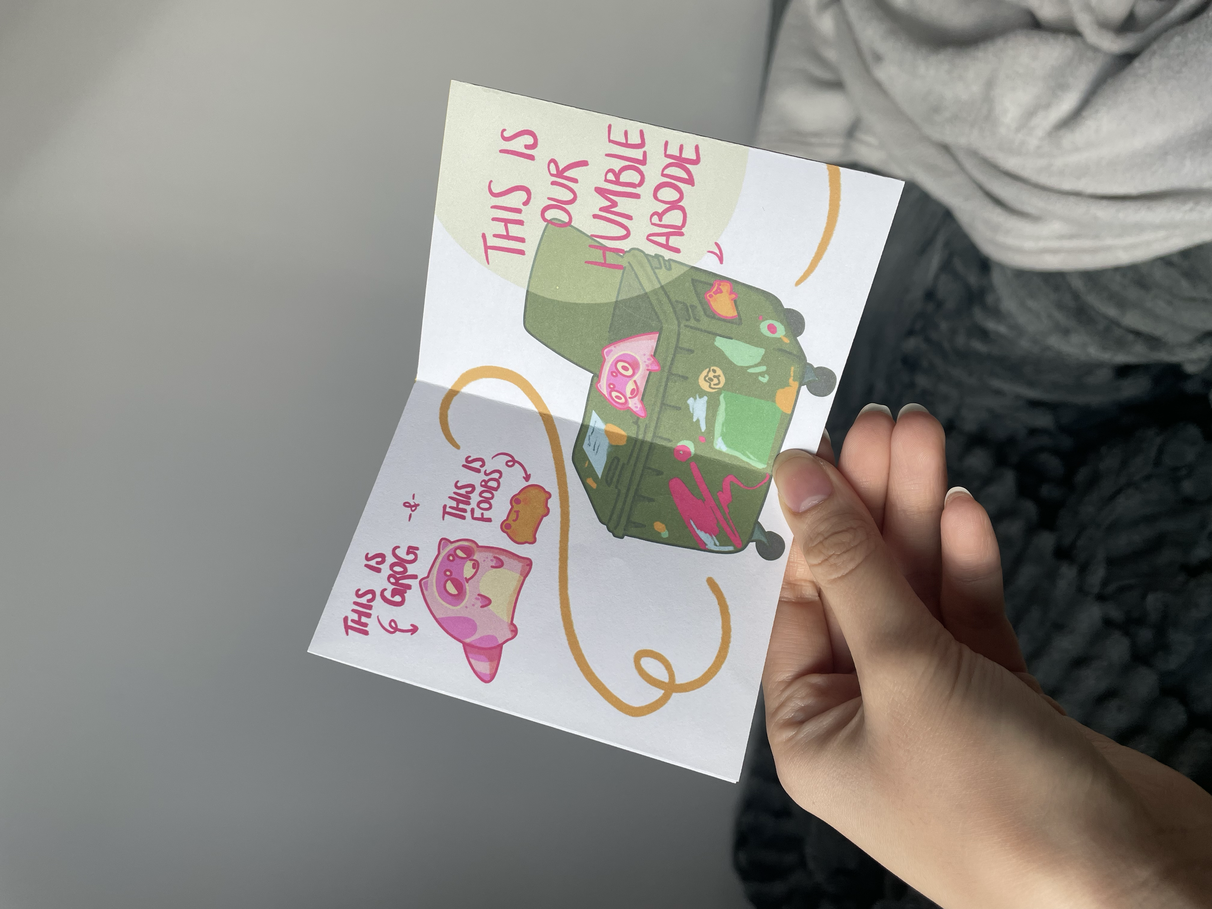 A short story of Foobs & Grog A7 zine