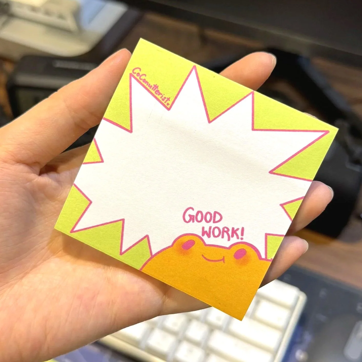 Foobs the Frog Sticky Note (PREORDER)