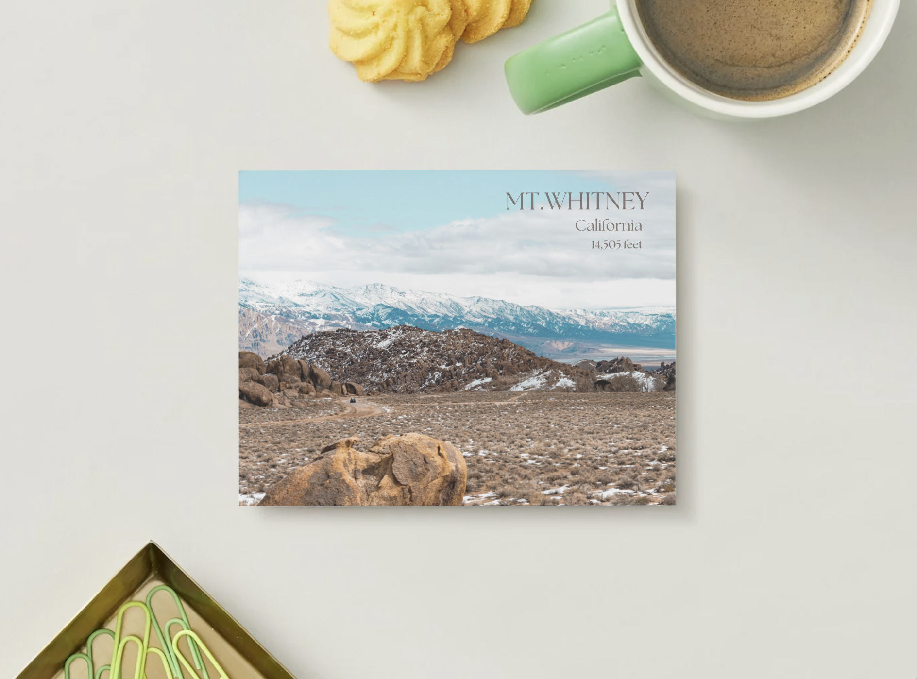 "Lost" Mt. Whitney Scenic Postcard